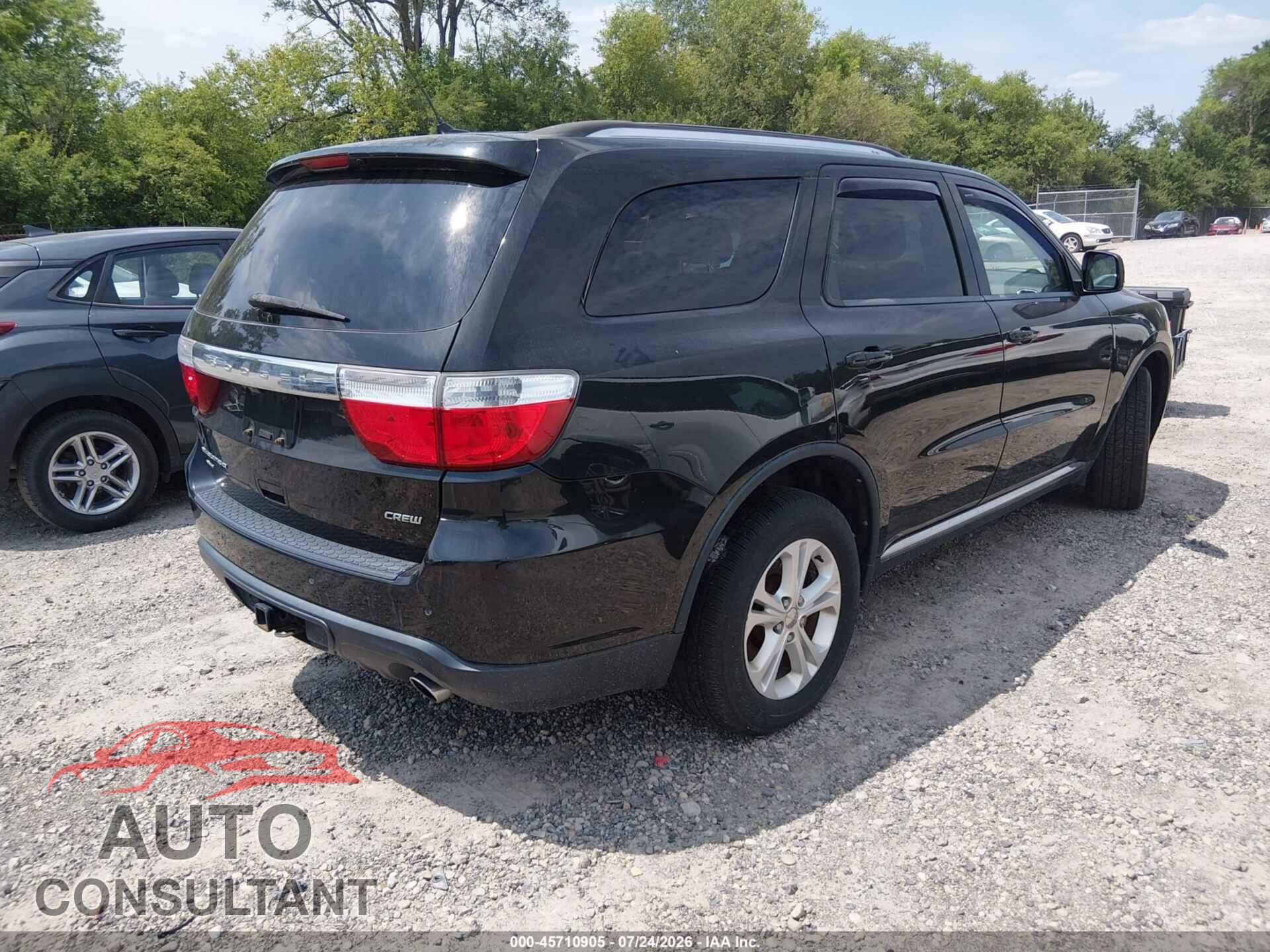 DODGE DURANGO 2012 - 1C4SDJDT4CC322747