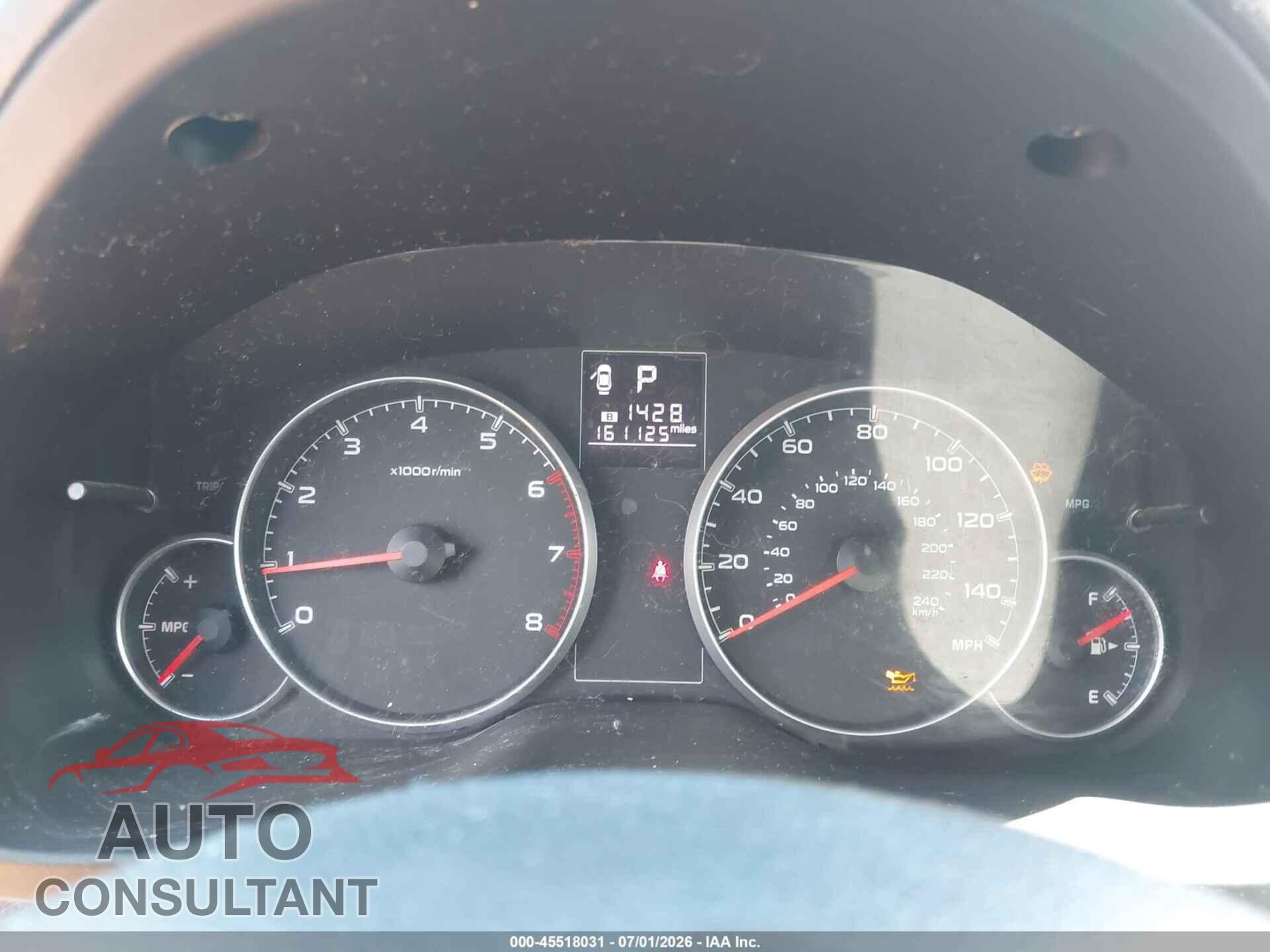 SUBARU OUTBACK 2014 - 4S4BRBCC4E3292902