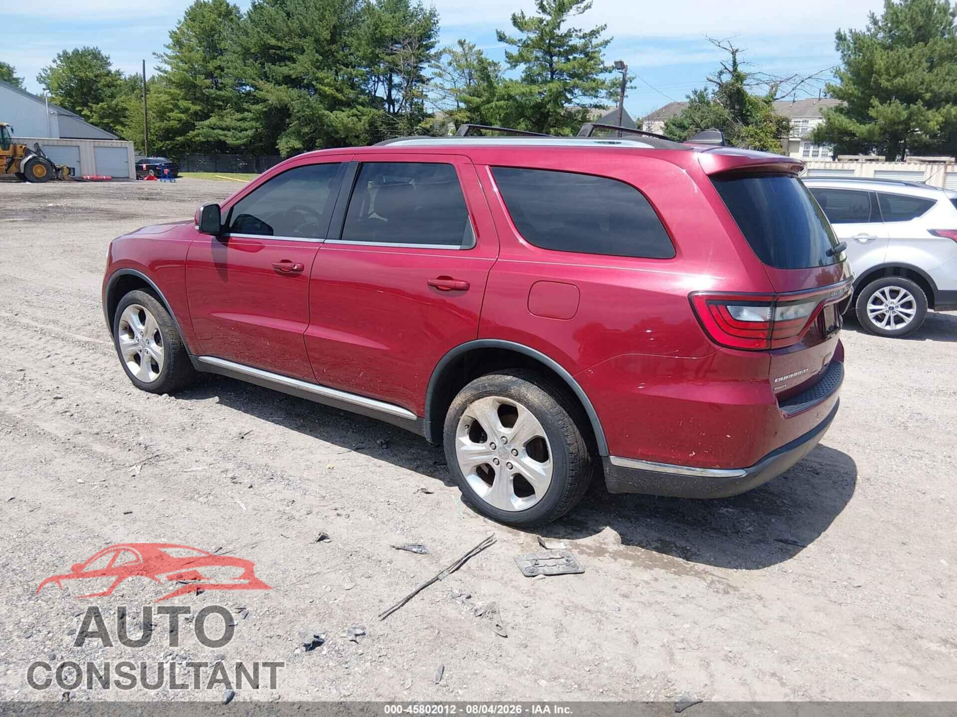 DODGE DURANGO 2014 - 1C4RDJDG7EC337263