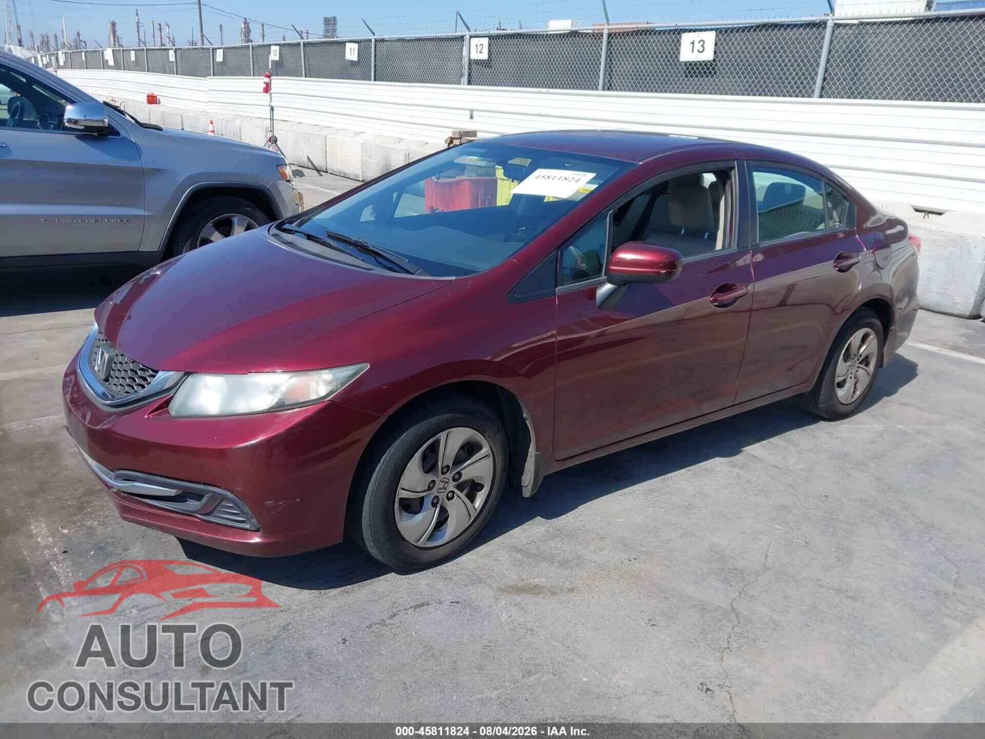 HONDA CIVIC 2014 - 19XFB2F54EE206357