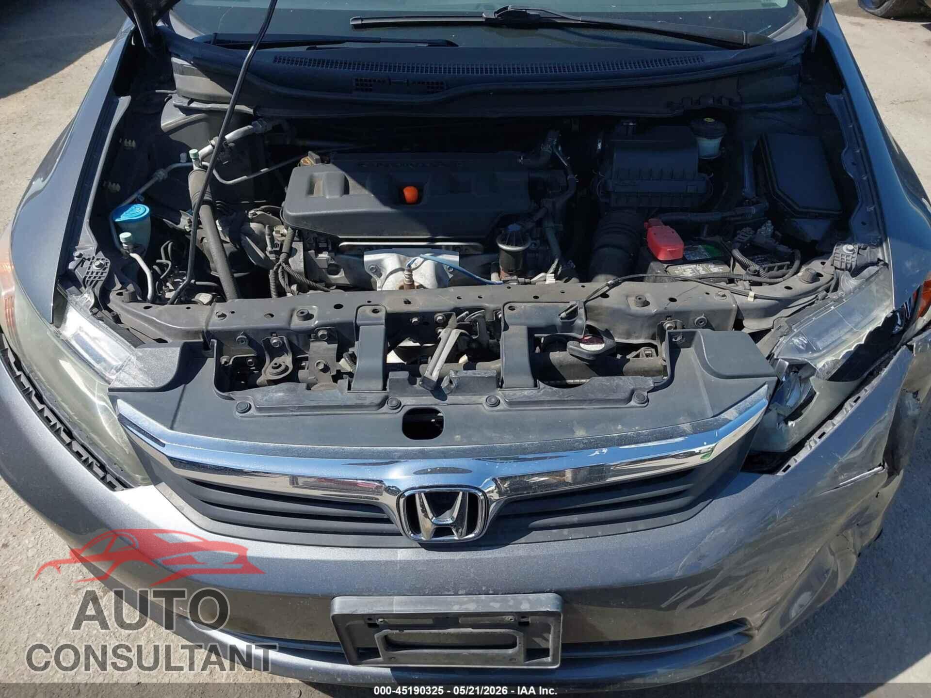 HONDA CIVIC 2012 - 2HGFB2F67CH549014