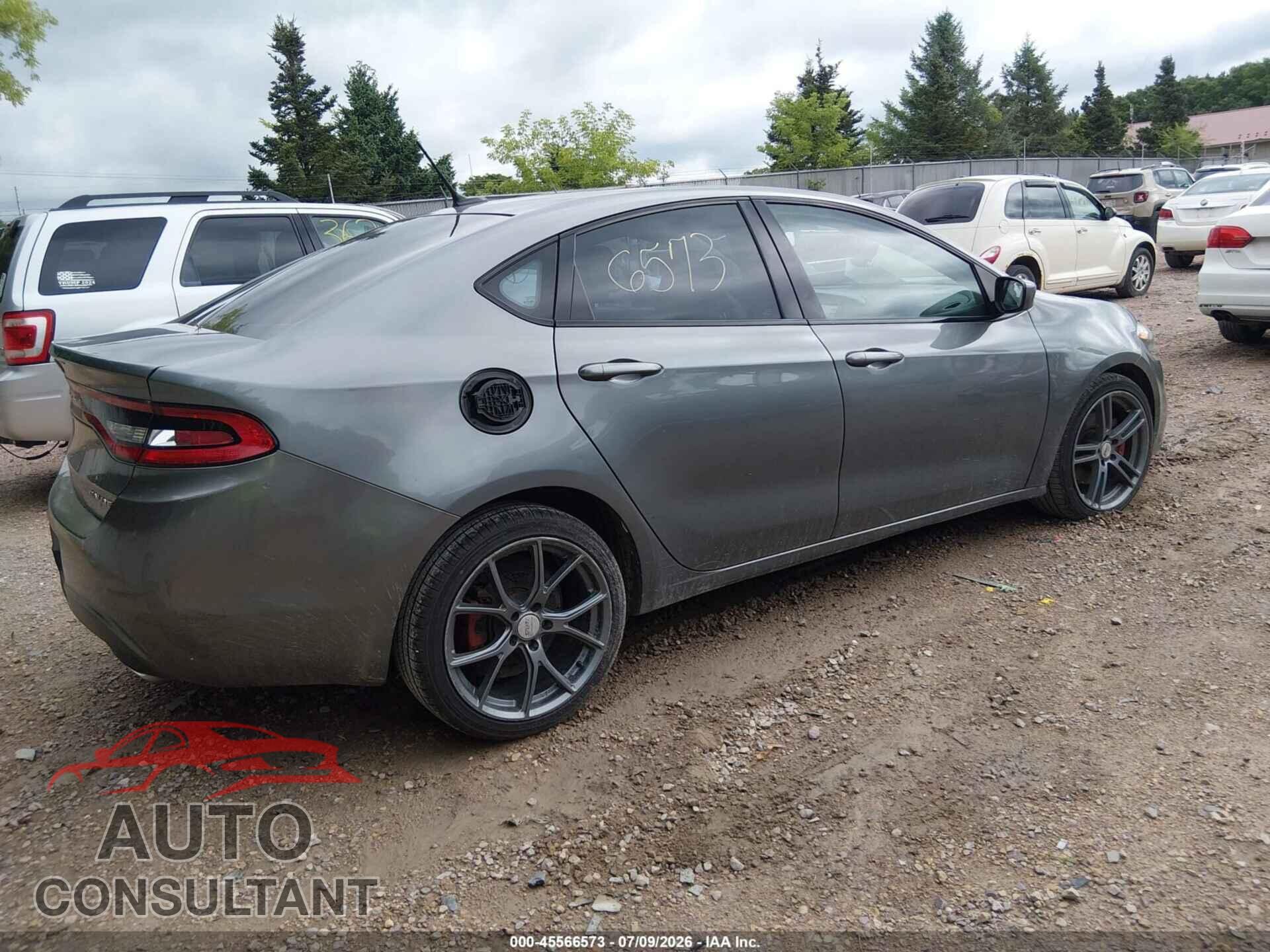DODGE DART 2013 - 1C3CDFBA3DD314612