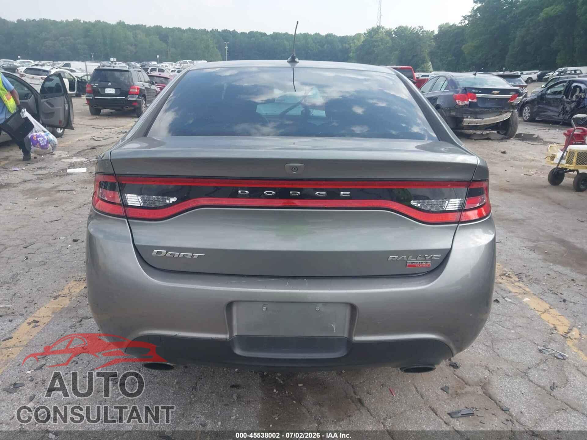 DODGE DART 2013 - 1C3CDFBA2DD122954