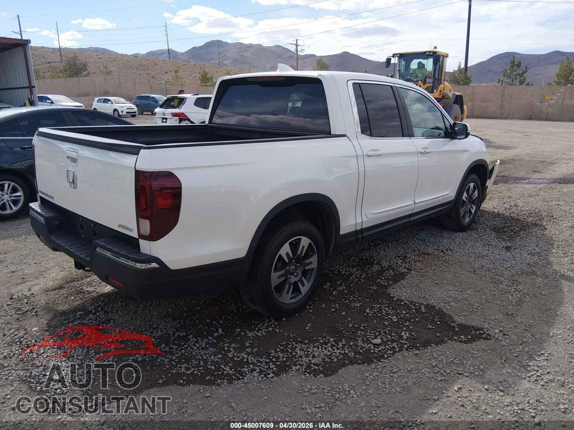 HONDA RIDGELINE 2017 - 5FPYK3F59HB018177