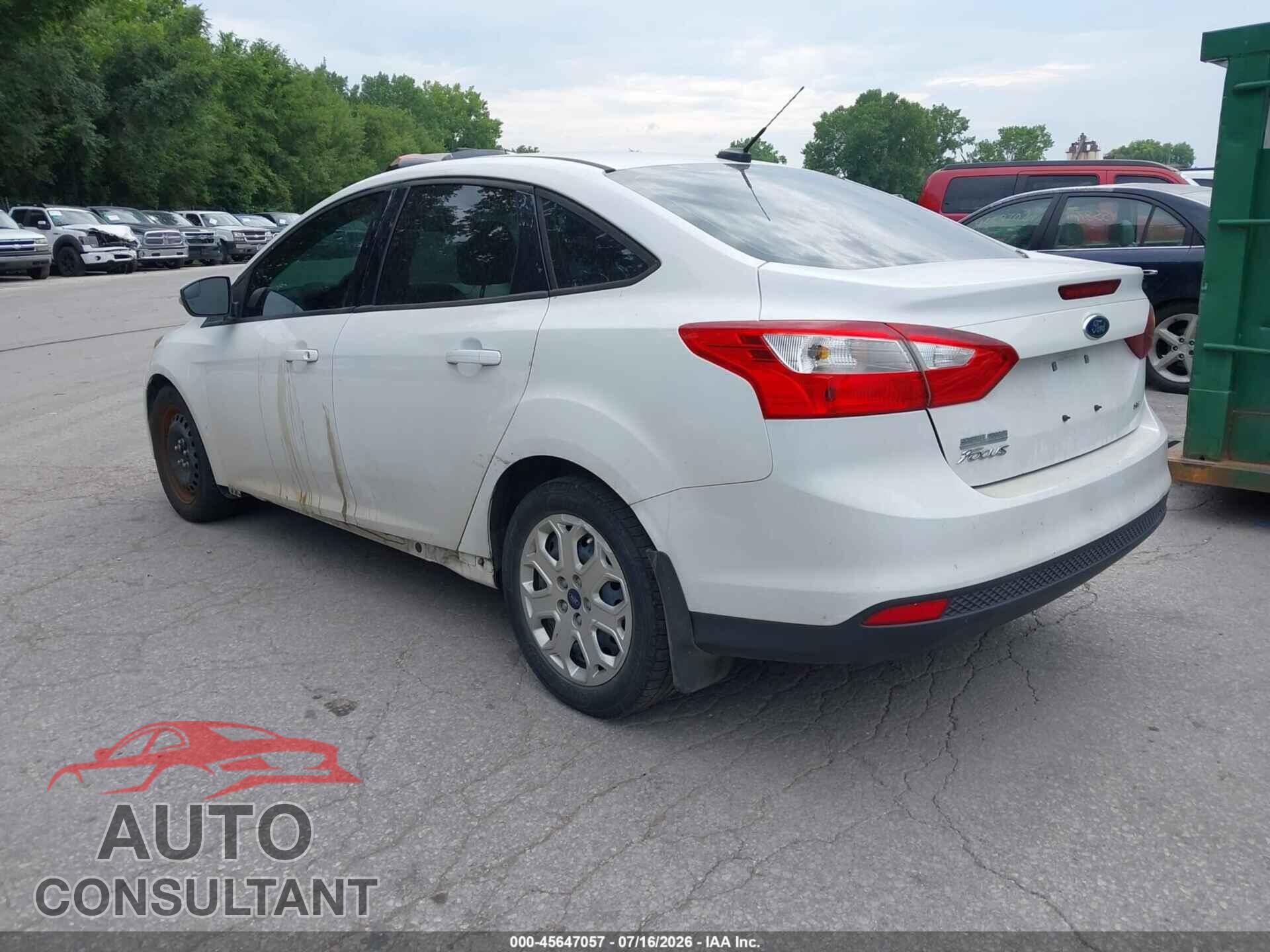 FORD FOCUS 2012 - 1FAHP3F24CL362060