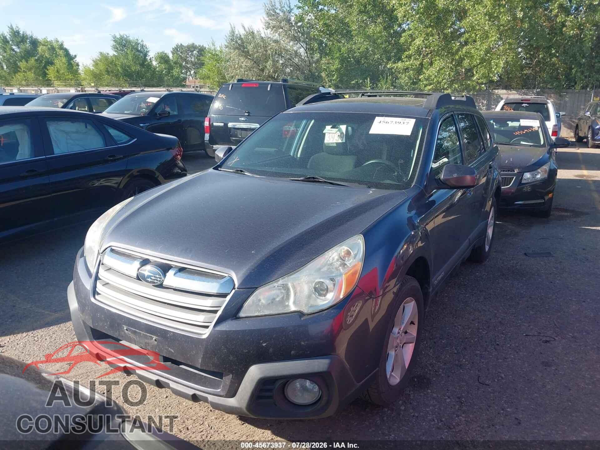 SUBARU OUTBACK 2014 - 4S4BRBDC4E3237607