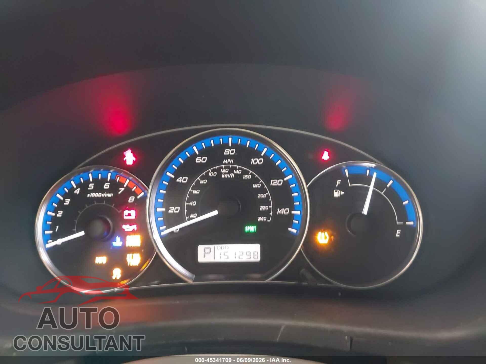 SUBARU FORESTER 2011 - JF2SHAEC2BH736356