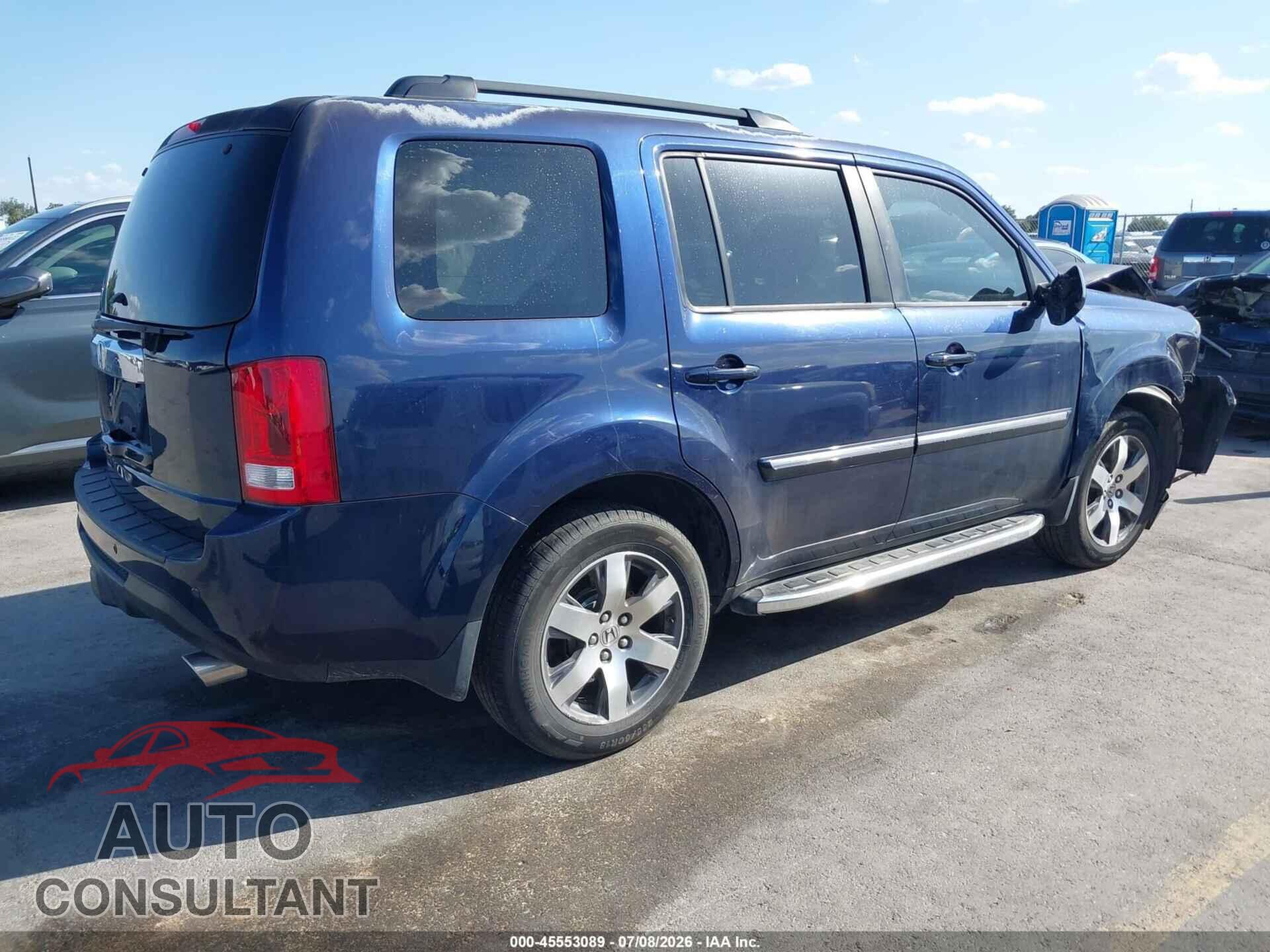 HONDA PILOT 2013 - 5FNYF3H97DB028133