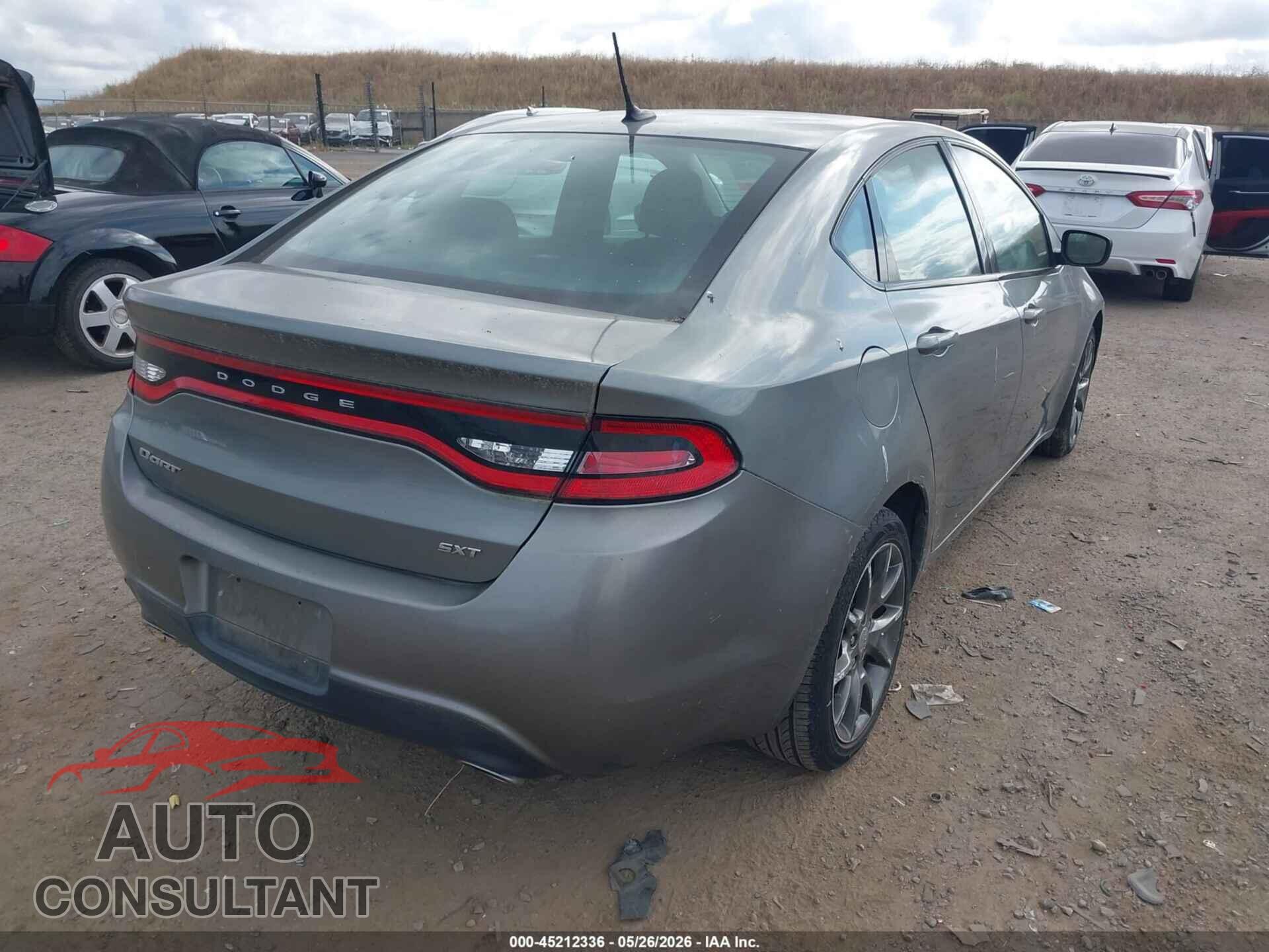DODGE DART 2013 - 1C3CDFBA0DD325325