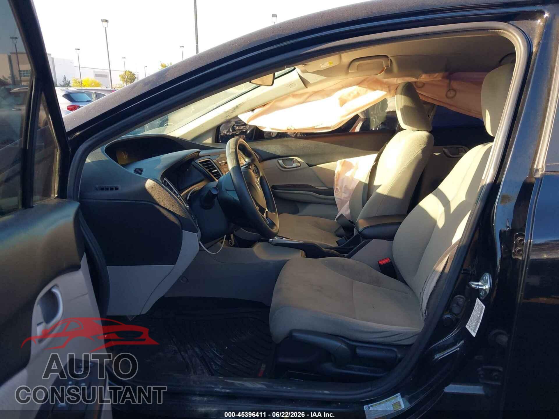 HONDA CIVIC 2013 - 19XFB2F54DE252558