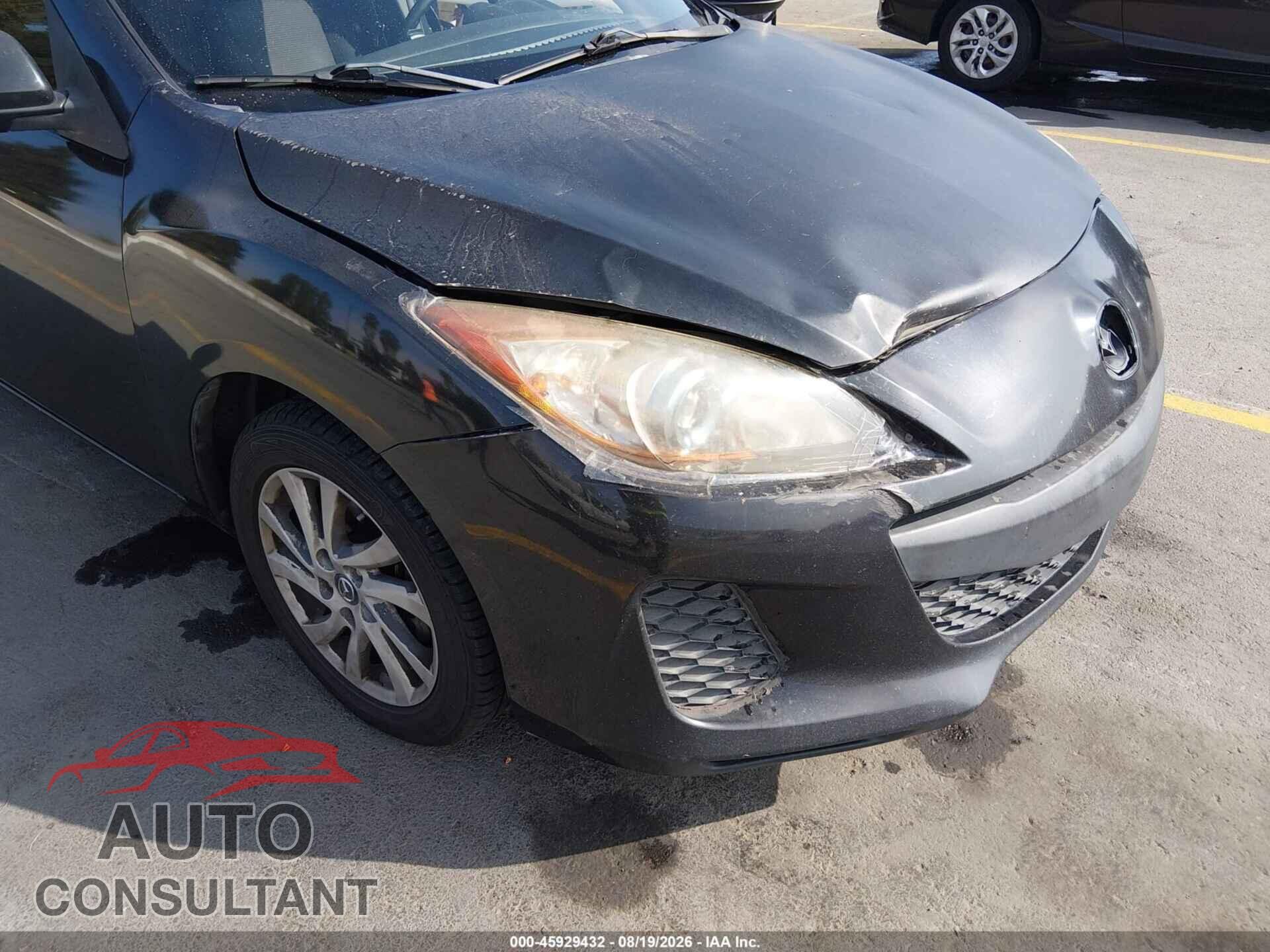 MAZDA MAZDA3 2012 - JM1BL1L83C1669143