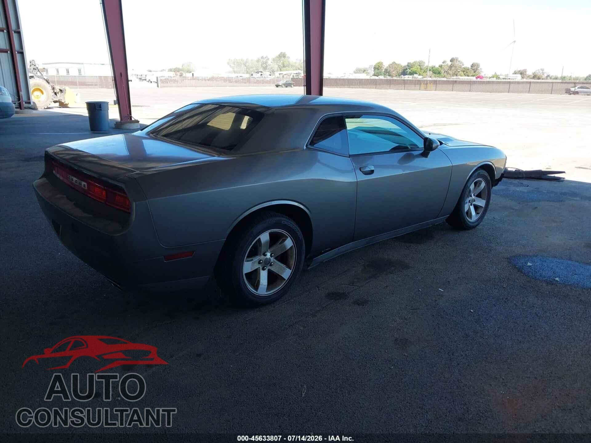 DODGE CHALLENGER 2012 - 2C3CDYAG0CH128187