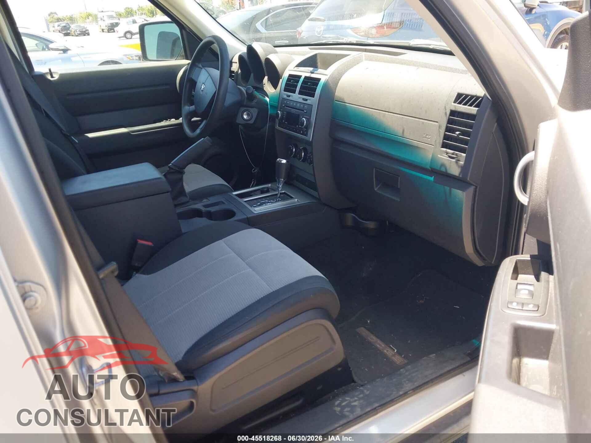 DODGE NITRO 2009 - 1D8GU28K09W505536