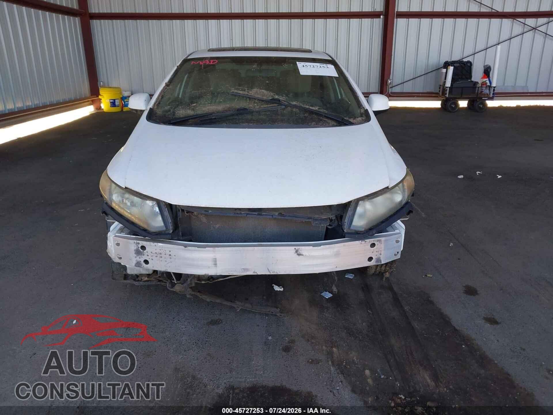 HONDA CIVIC 2013 - 19XFB2F85DE249680