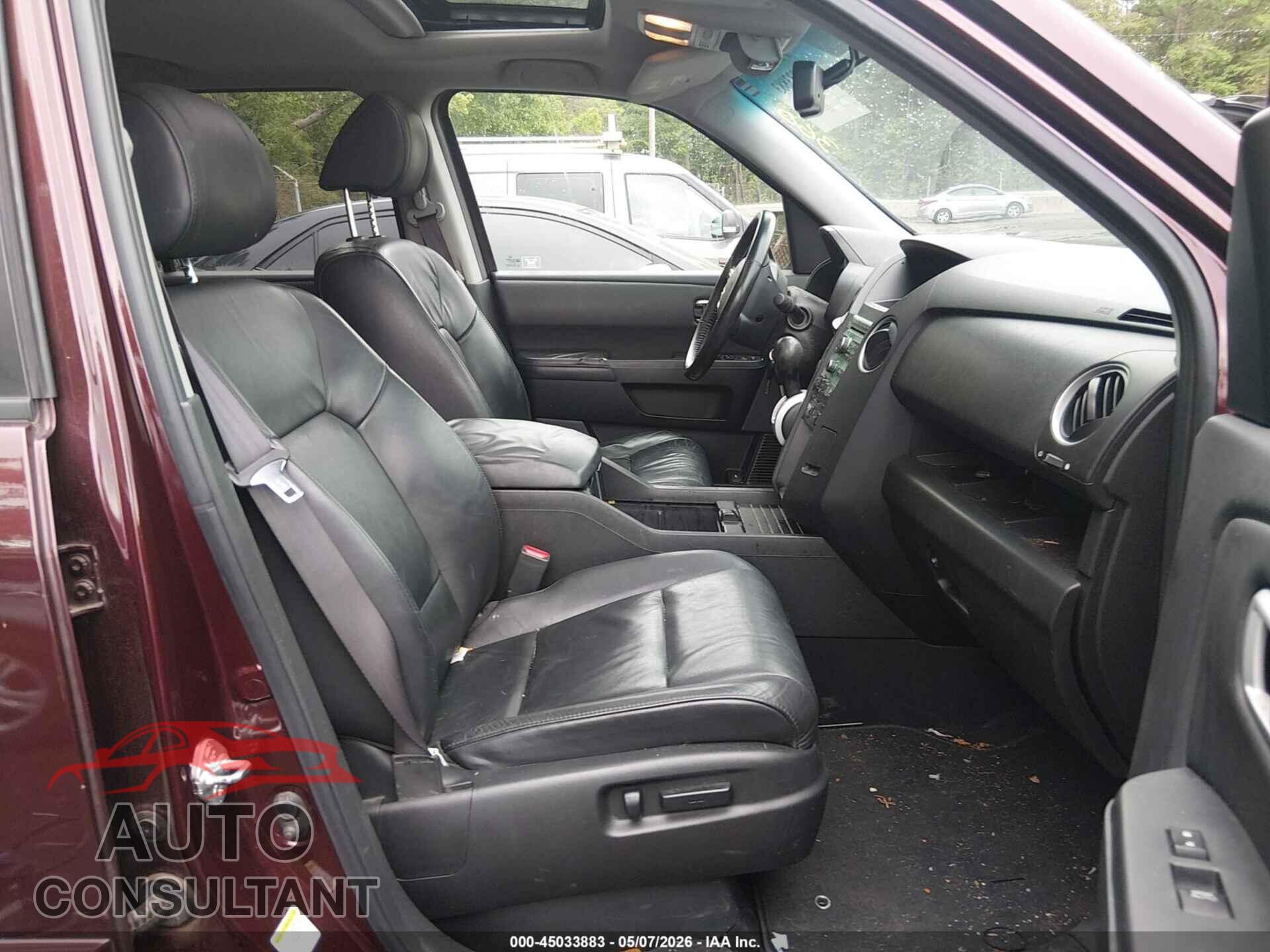 HONDA PILOT 2009 - 5FNYF48539B044372