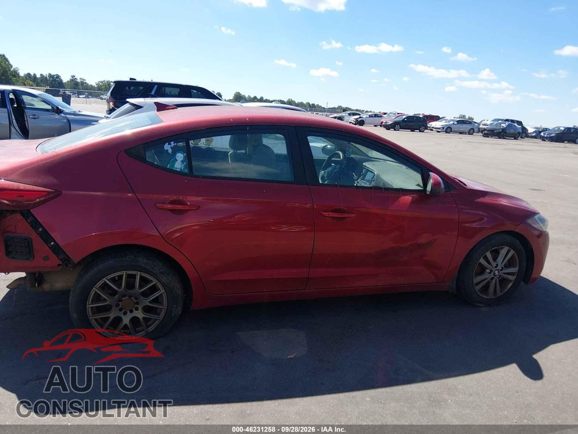 HYUNDAI ELANTRA 2018 - 5NPD84LF9JH257258