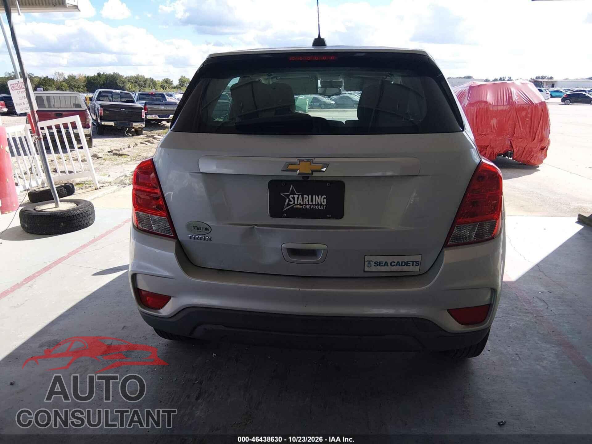 CHEVROLET TRAX 2017 - 3GNCJKSB3HL287778