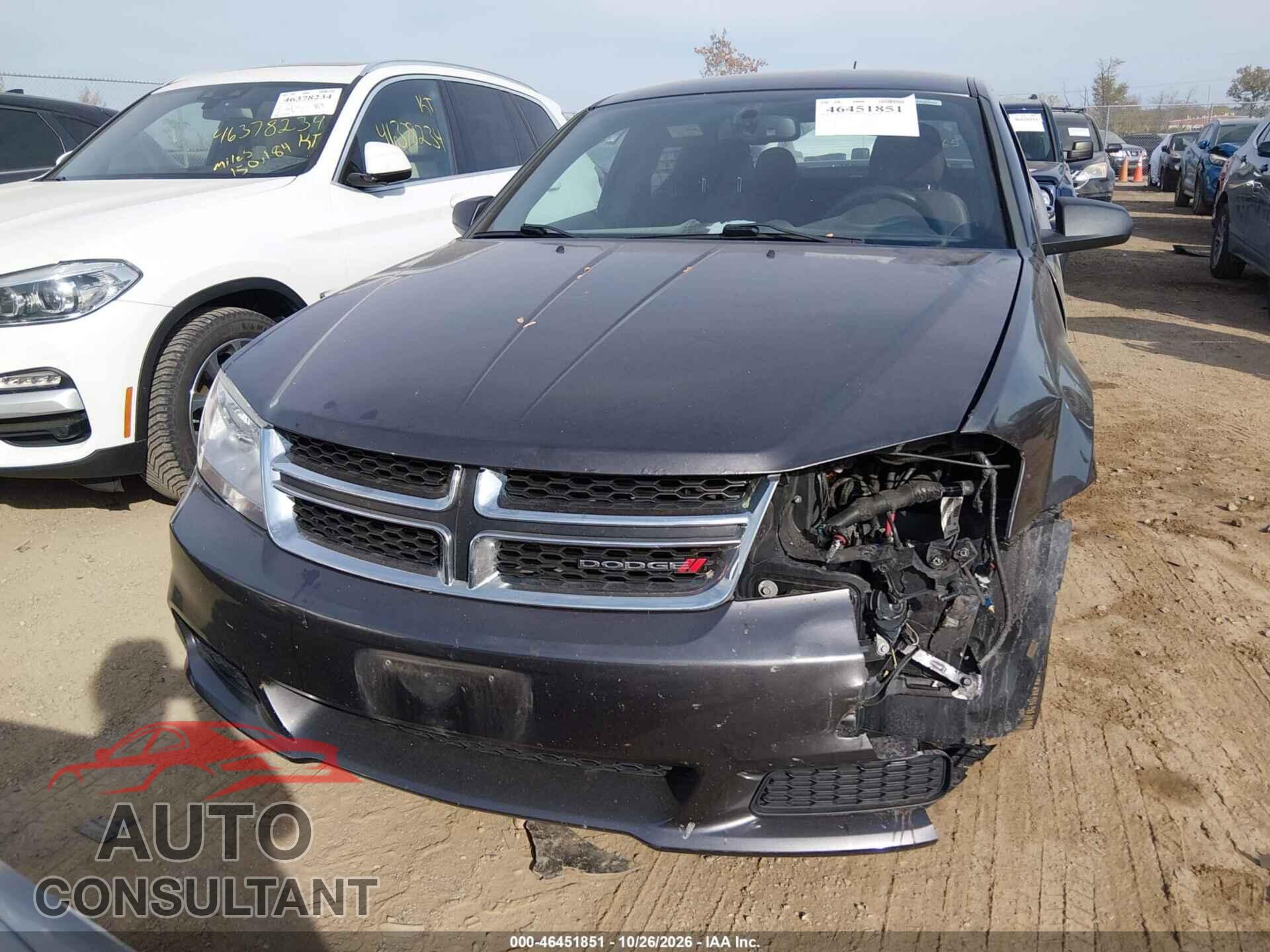 DODGE AVENGER 2014 - 1C3CDZAG5EN221996