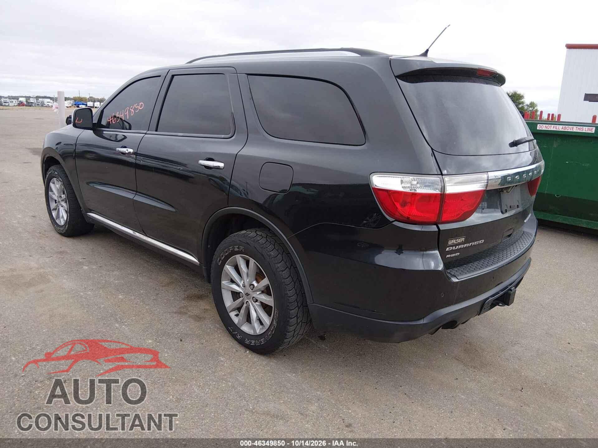 DODGE DURANGO 2013 - 1C4SDJET6DC505194