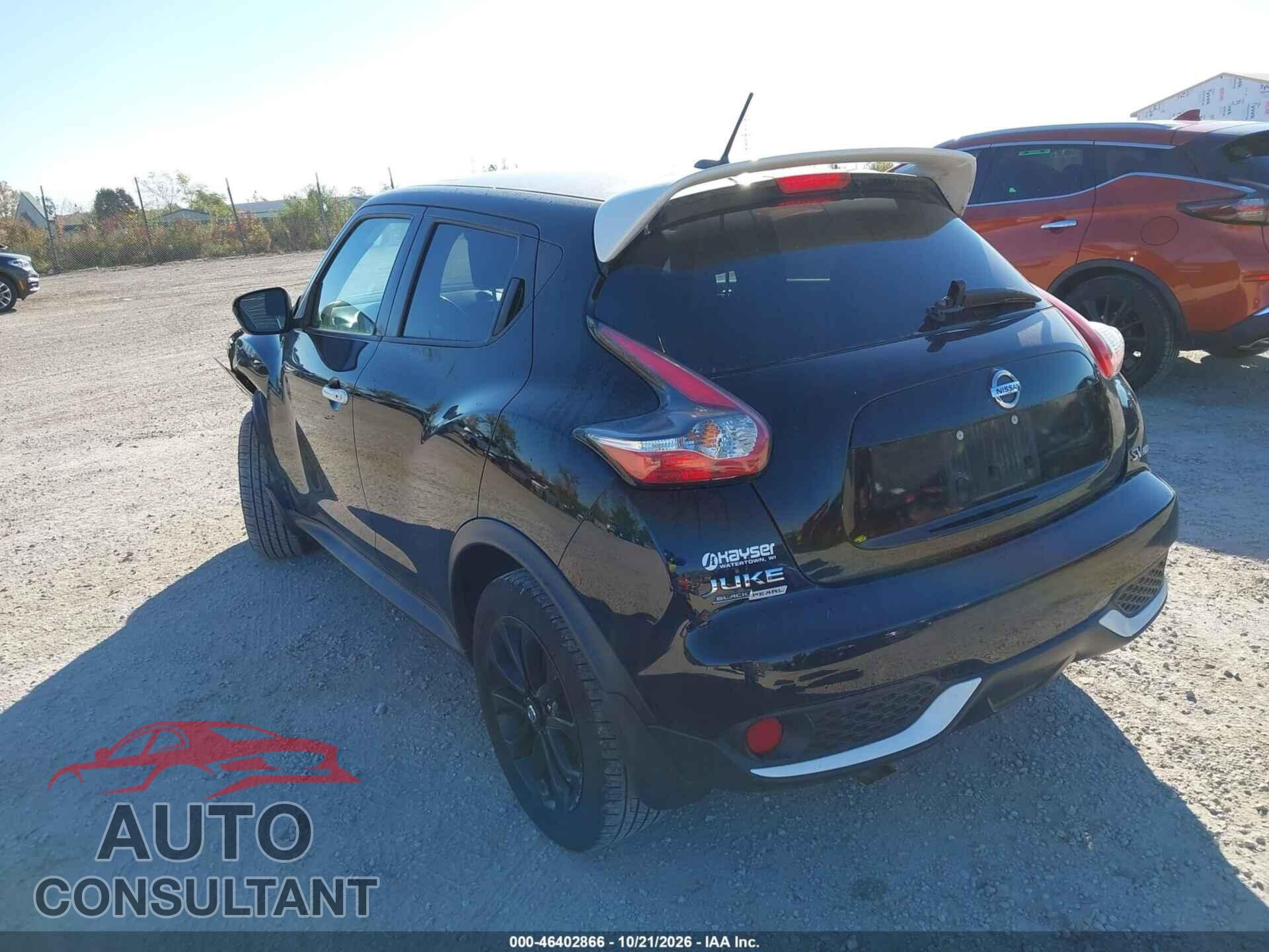 NISSAN JUKE 2017 - JN8AF5MVXHT753684