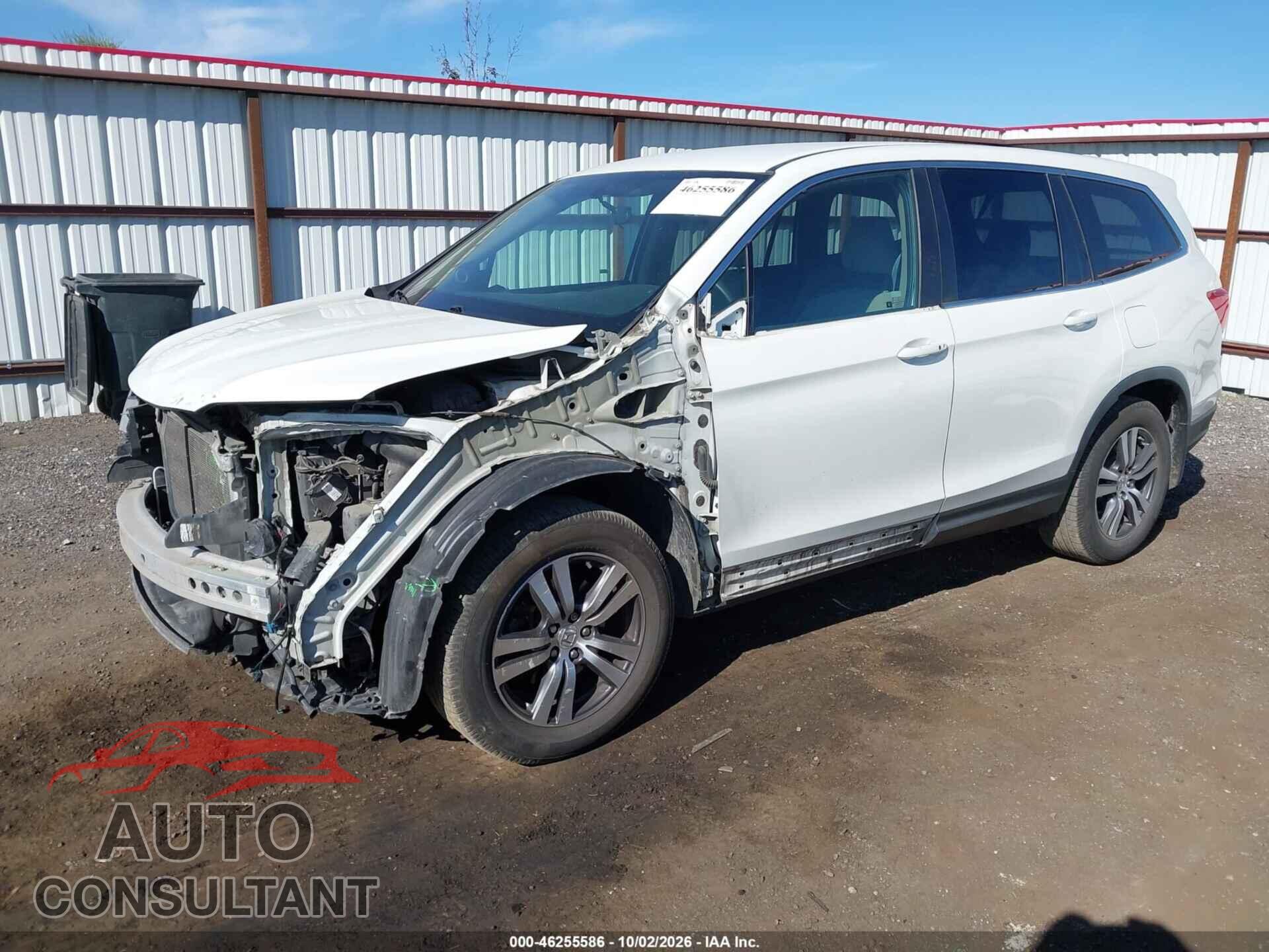 HONDA PILOT 2017 - 5FNYF5H31HB035317