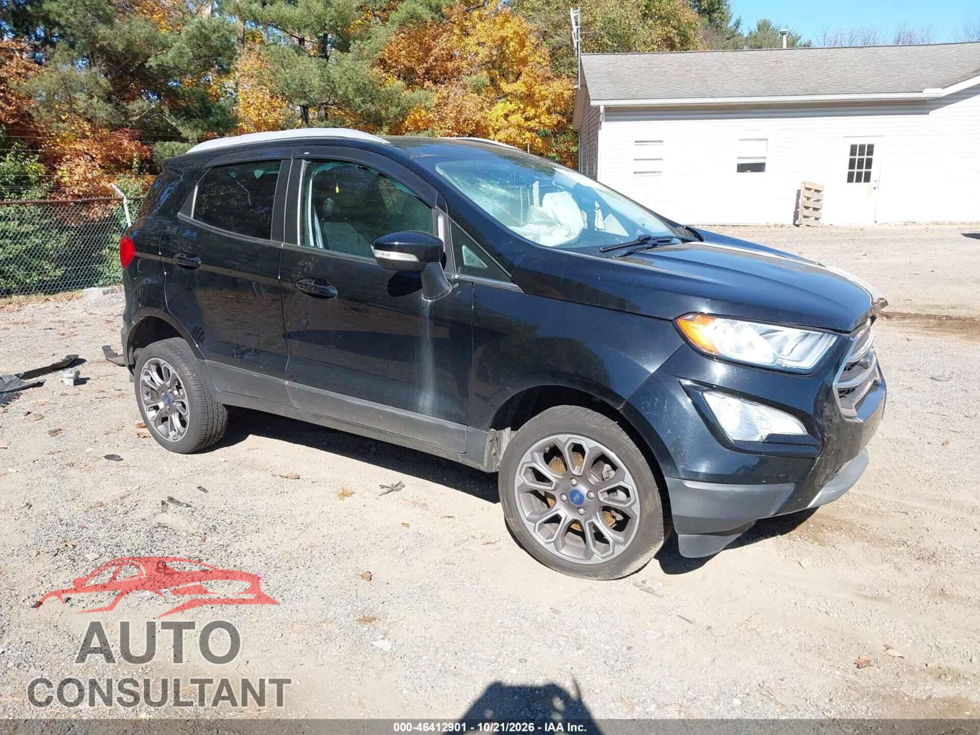 FORD ECOSPORT 2022 - MAJ6S3KL3NC462013