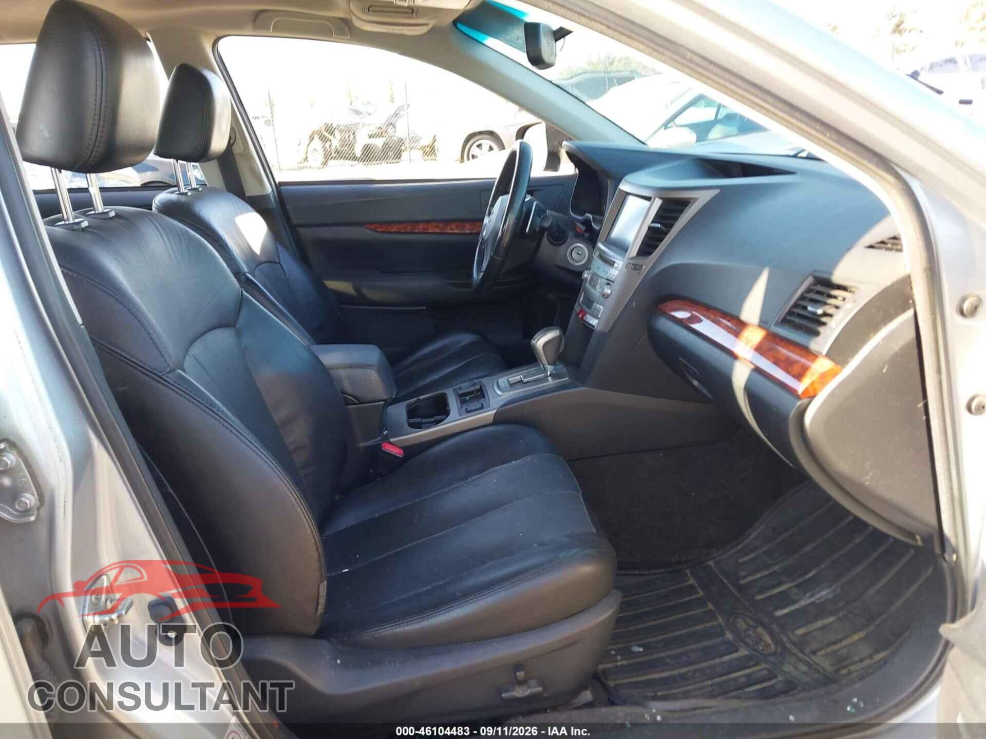 SUBARU OUTBACK 2012 - 4S4BRDLC2C2201964