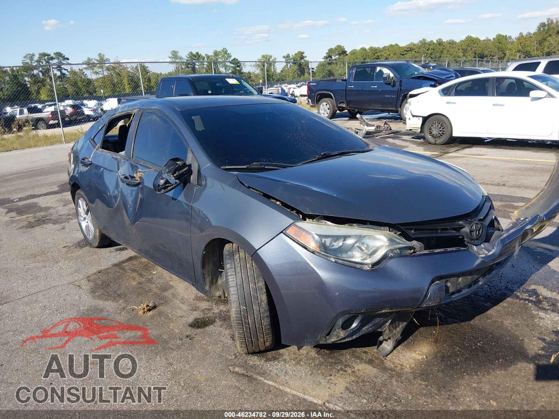 TOYOTA COROLLA 2014 - 2T1BPRHEXEC134830