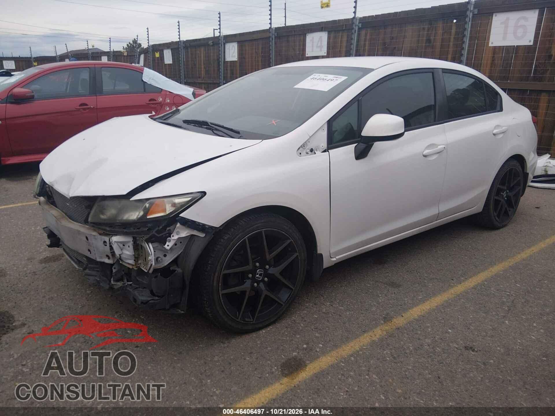 HONDA CIVIC 2013 - 2HGFB2F54DH590922