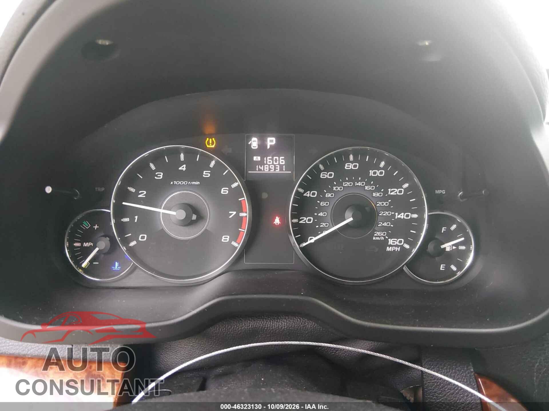SUBARU OUTBACK 2012 - 4S4BRDKC6C2302717