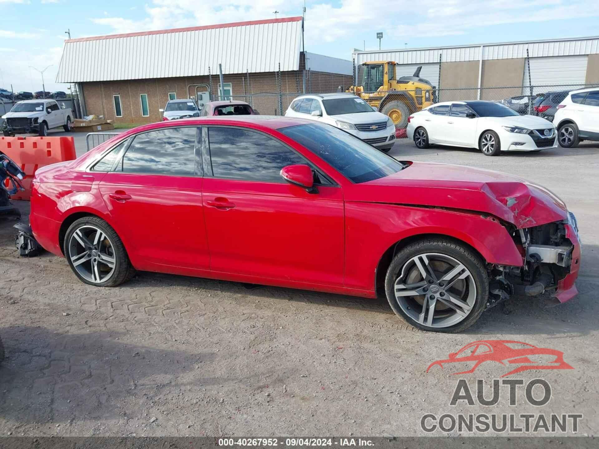 AUDI A4 2017 - WAUGNAF4XHN007775