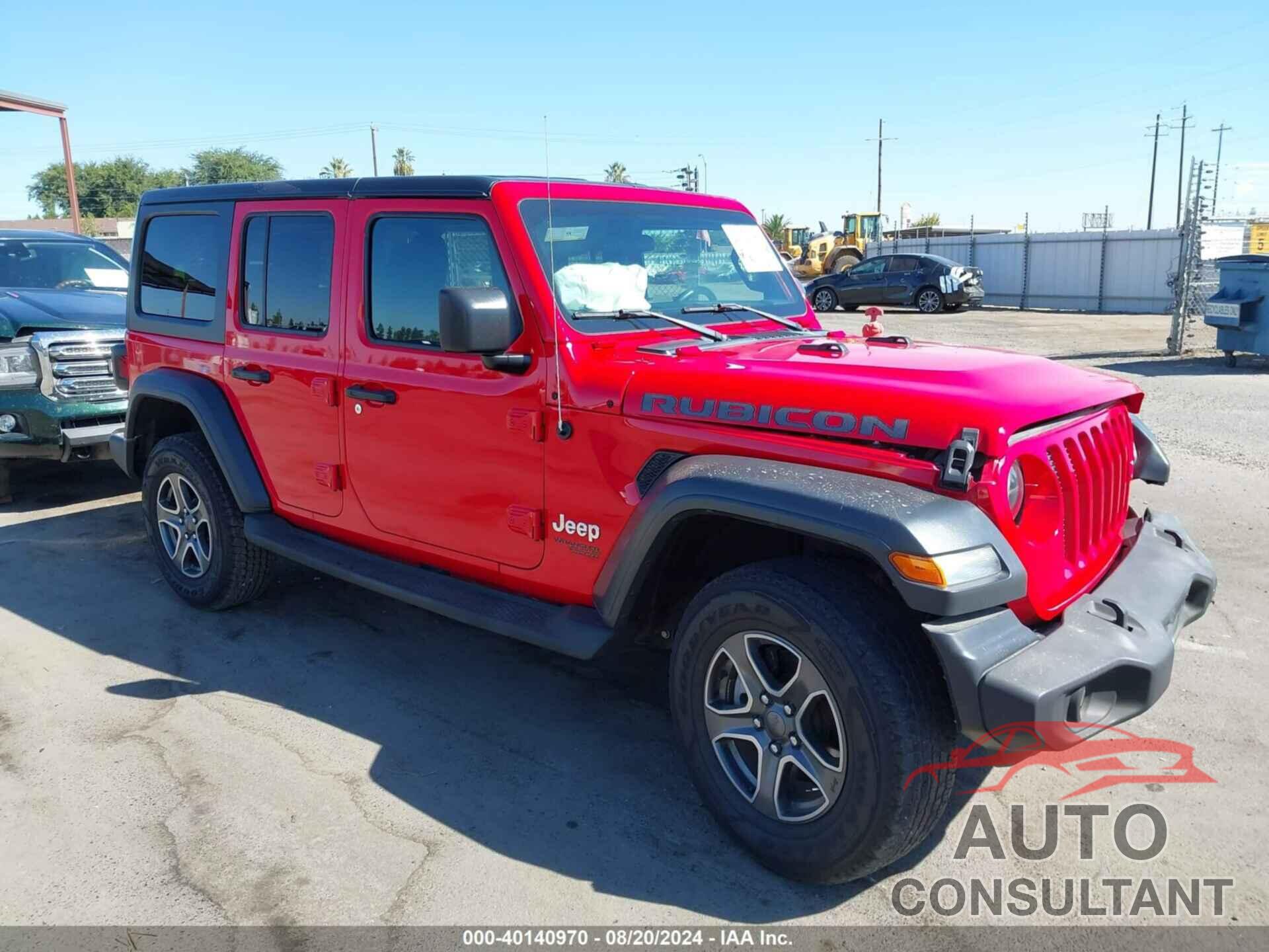 JEEP WRANGLER UNLIMITED 2019 - 1C4HJXDGXKW529231