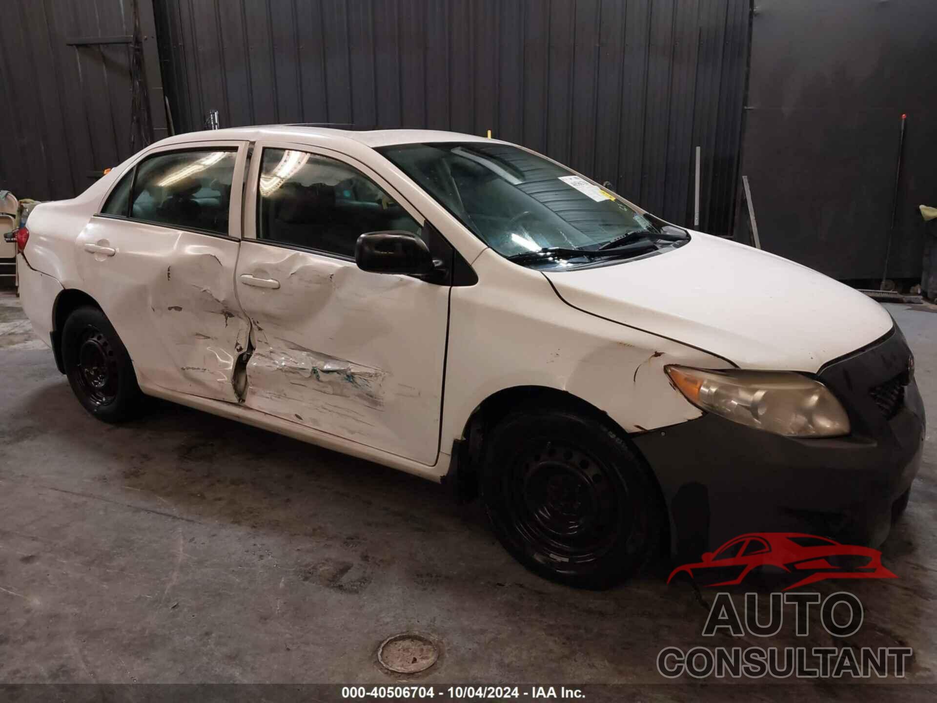 TOYOTA COROLLA 2009 - 2T1BU40EX9C096934