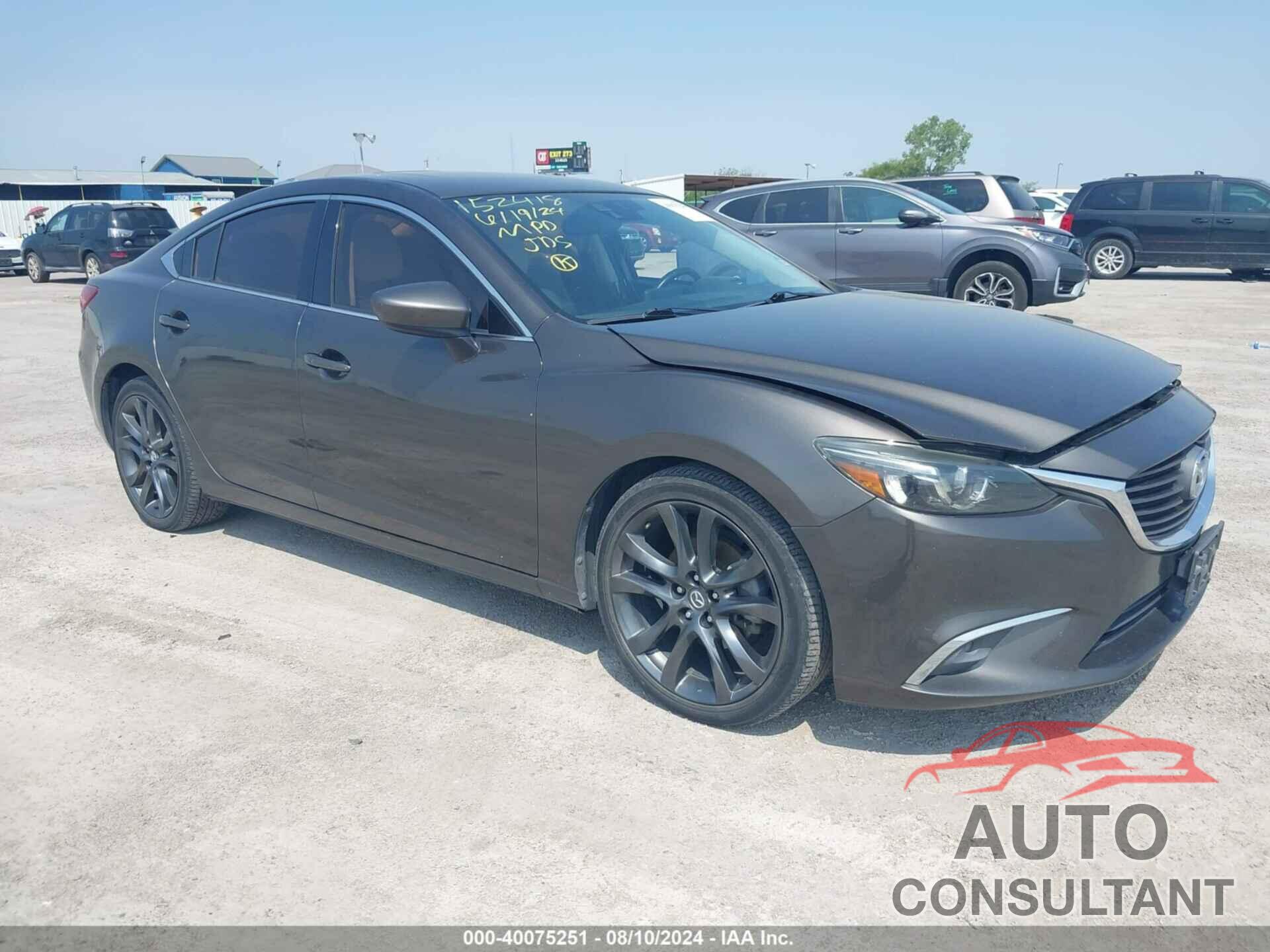 MAZDA MAZDA6 2016 - JM1GJ1W53G1417251