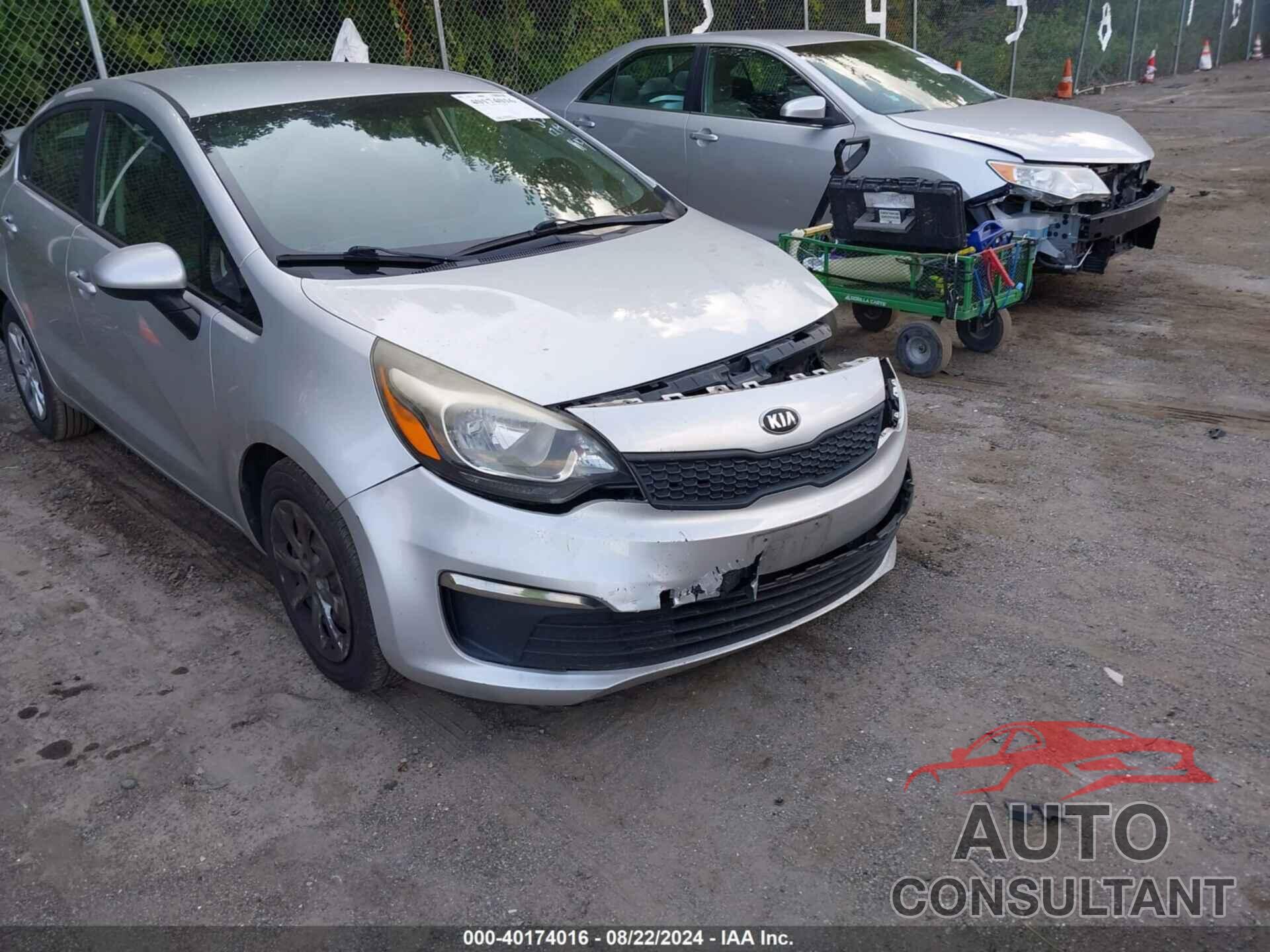 KIA RIO 2016 - KNADM4A33G6691714