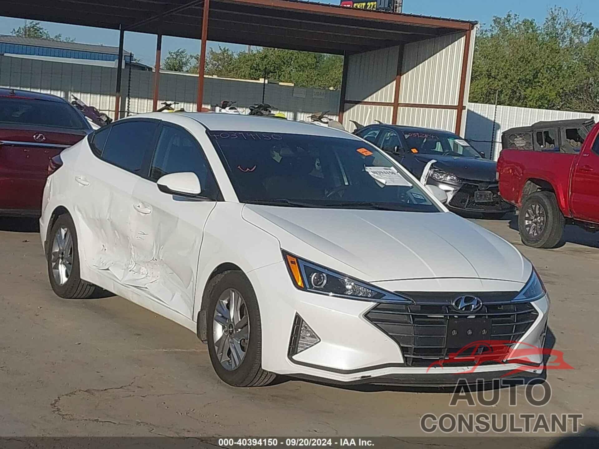 HYUNDAI ELANTRA 2020 - 5NPD84LF4LH601341