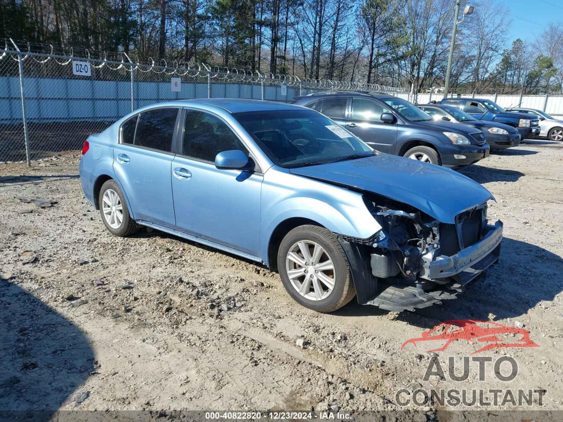 SUBARU LEGACY 2012 - 4S3BMBC60C3021135