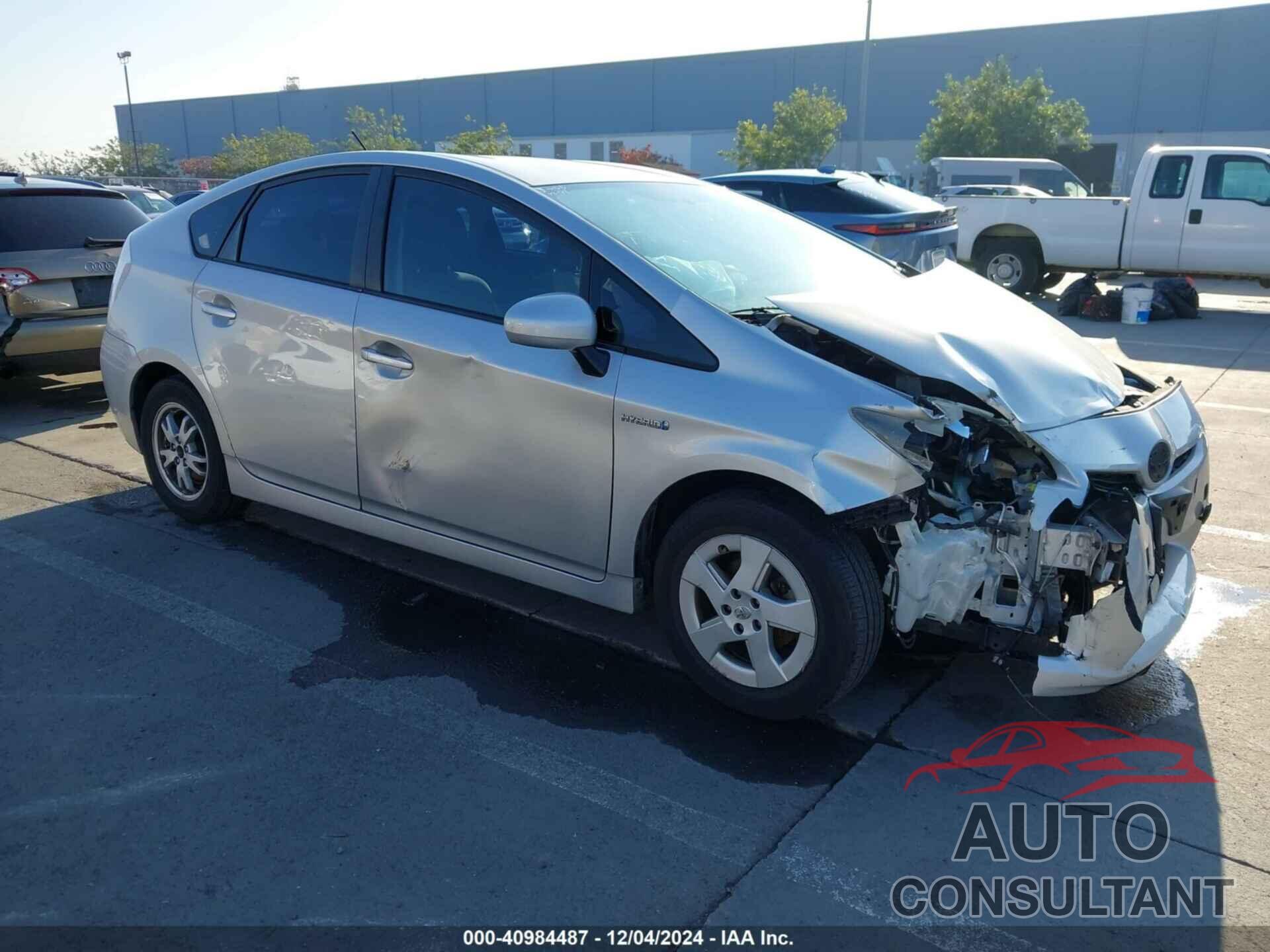 TOYOTA PRIUS 2010 - JTDKN3DUXA0206033