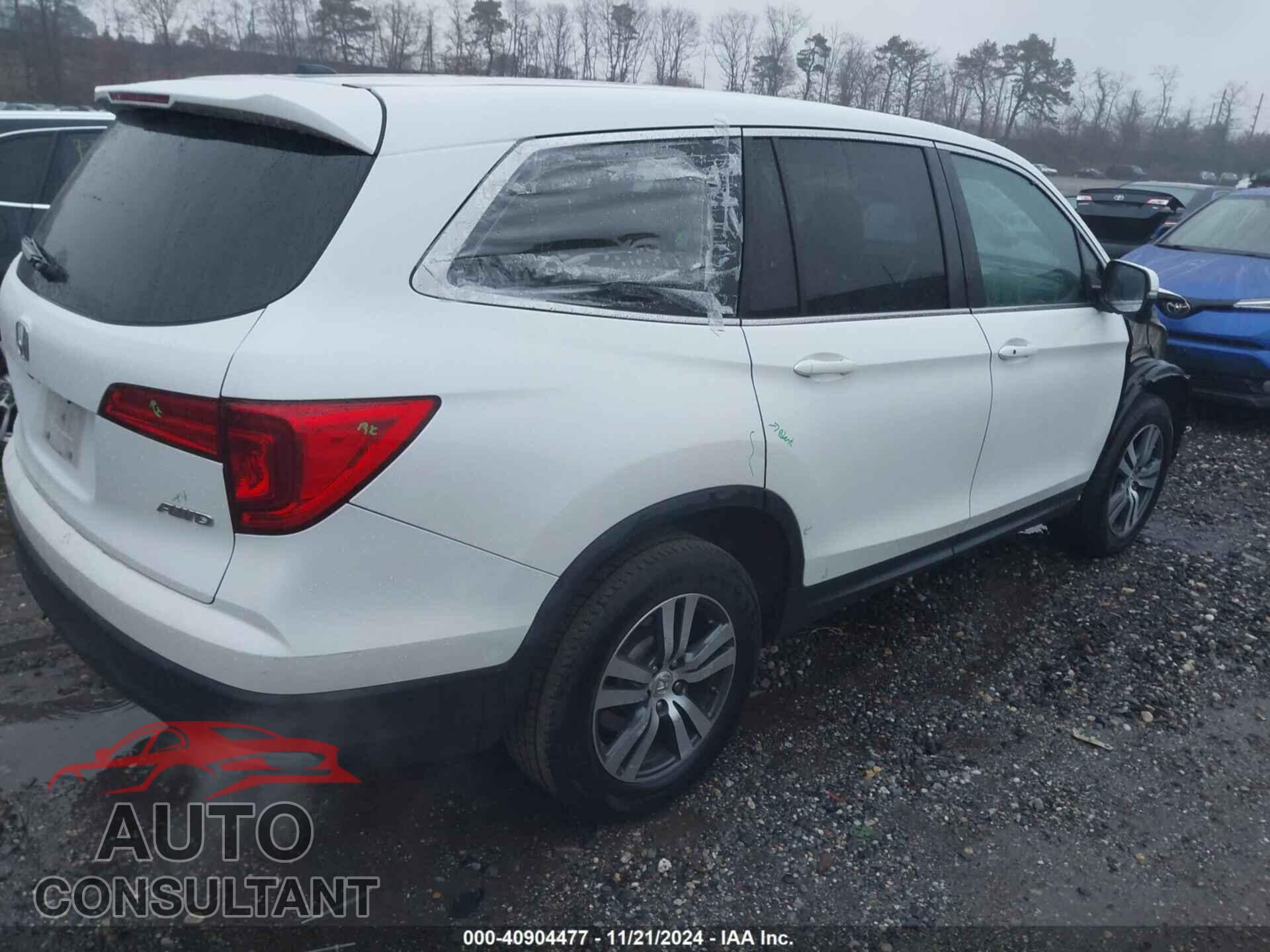 HONDA PILOT 2017 - 5FNYF6H52HB087420