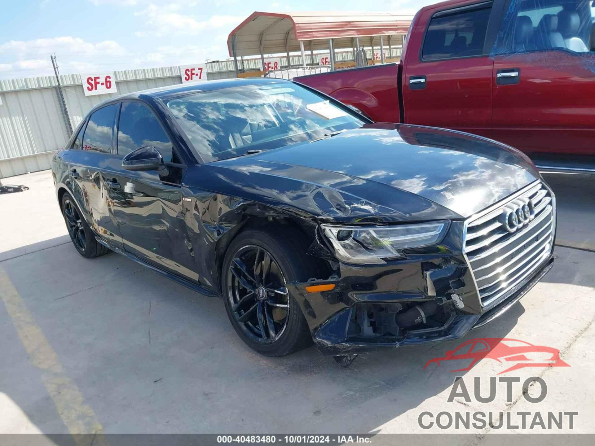 AUDI A4 2017 - WAUKMAF49HN057757