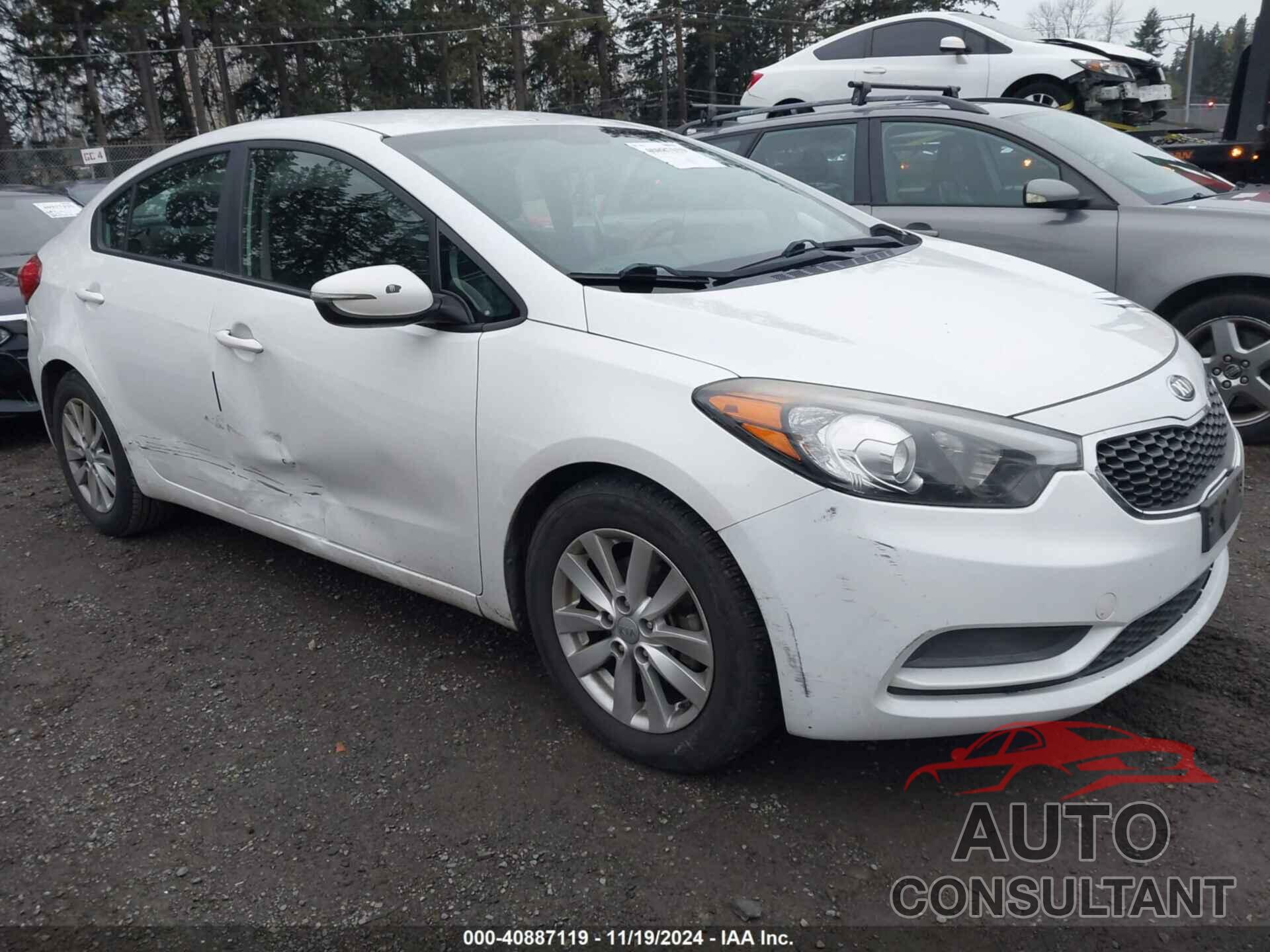 KIA FORTE 2015 - KNAFX4A6XF5360045