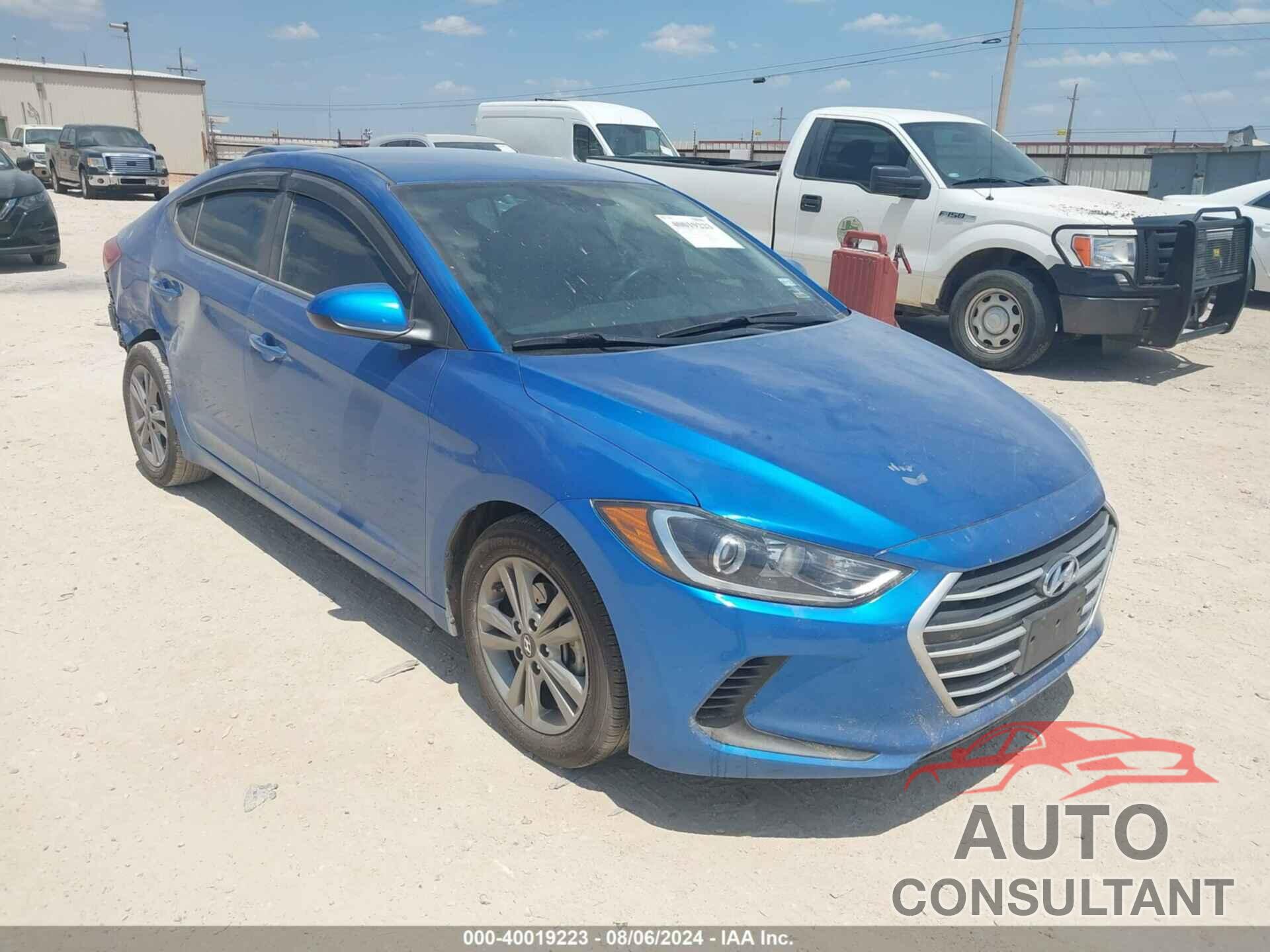 HYUNDAI ELANTRA 2018 - 5NPD84LF1JH367074