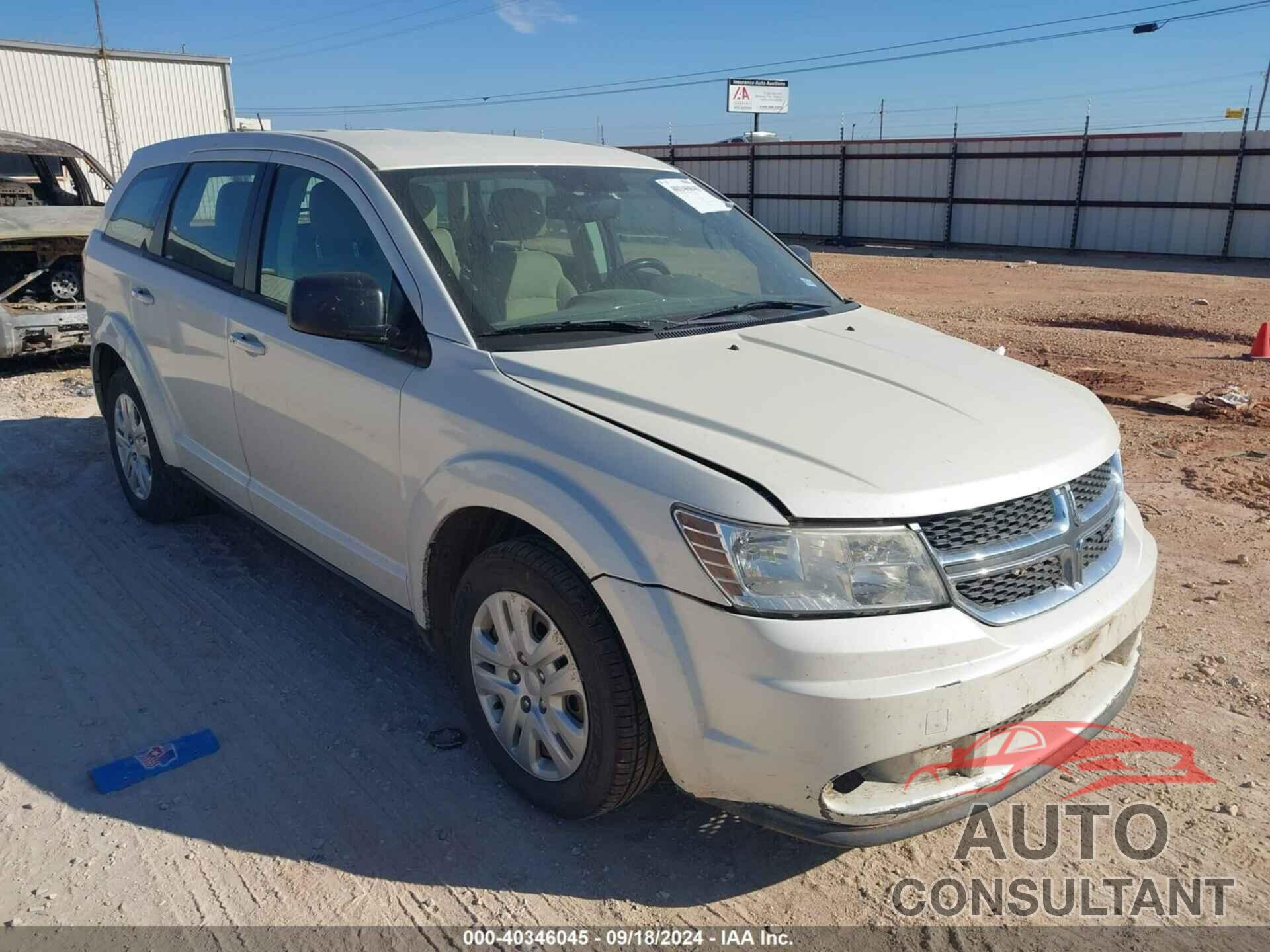 DODGE JOURNEY 2015 - 3C4PDCAB8FT631160