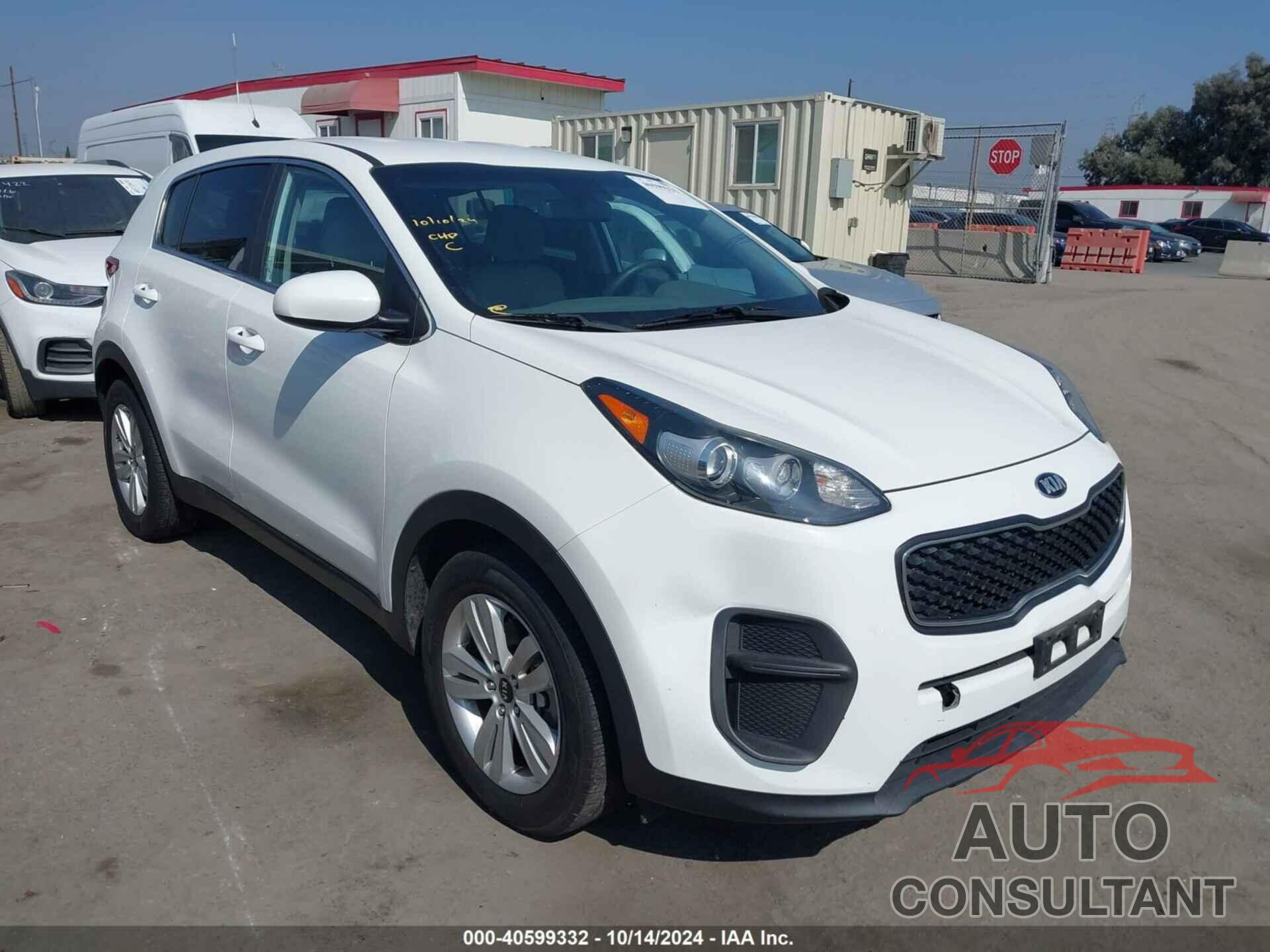 KIA SPORTAGE 2019 - KNDPM3AC9K7628307