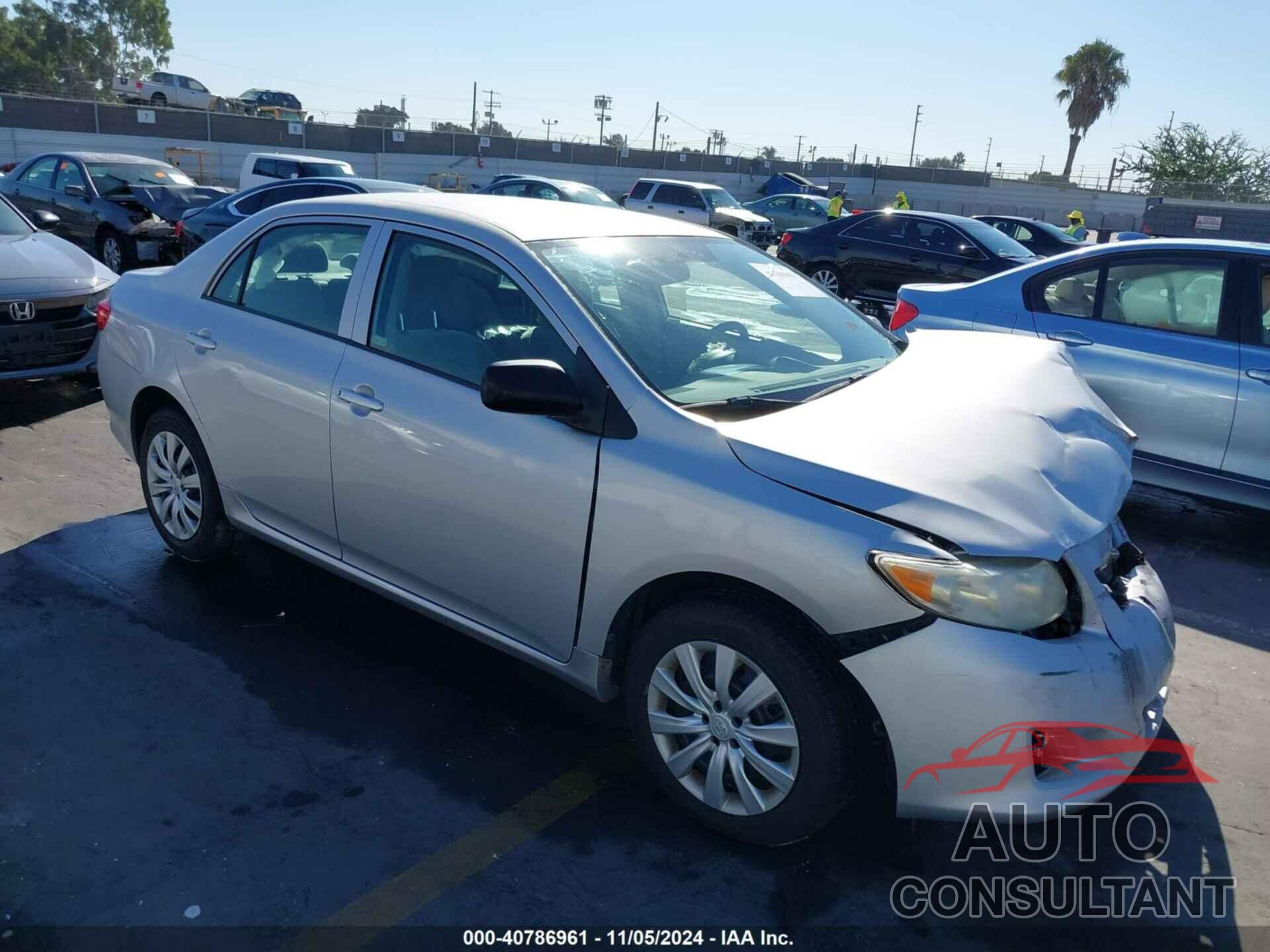 TOYOTA COROLLA 2009 - JTDBL40E899036837