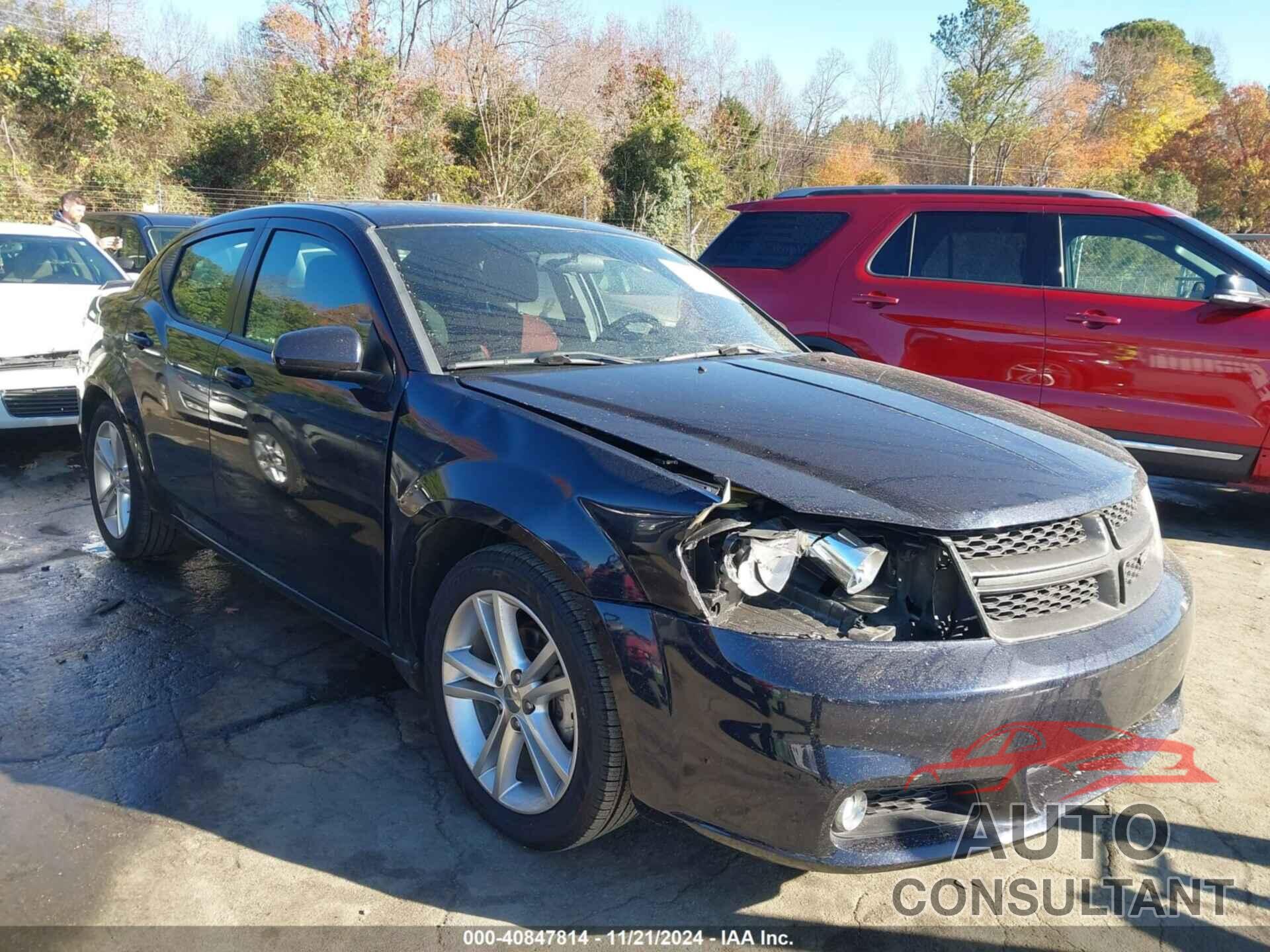 DODGE AVENGER 2011 - 1B3BD1FG1BN510811