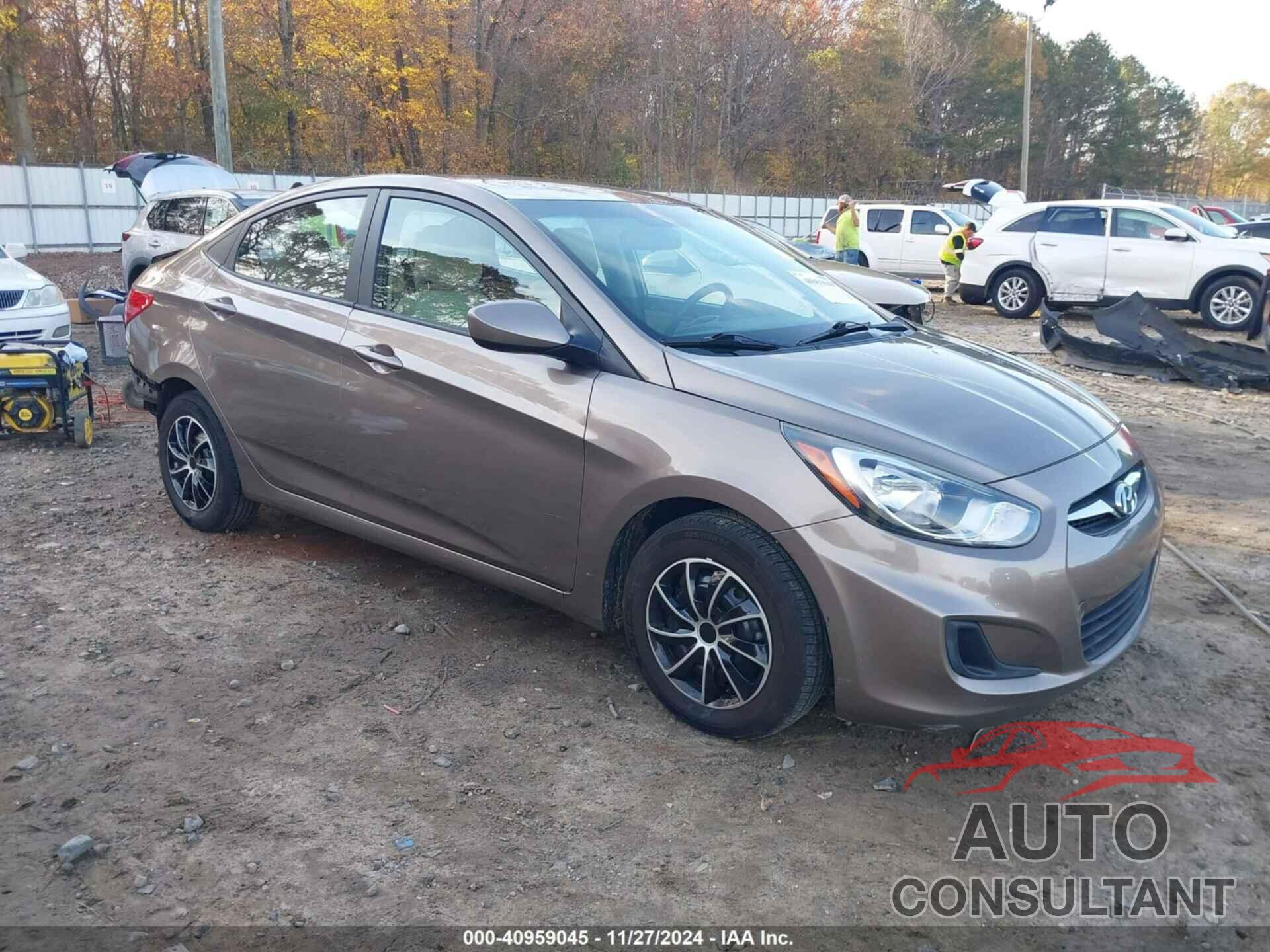 HYUNDAI ACCENT 2013 - KMHCT4AE1DU422181