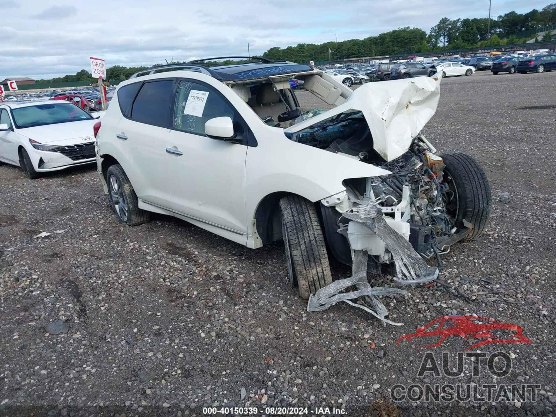 NISSAN MURANO 2009 - JN8AZ18W99W119138
