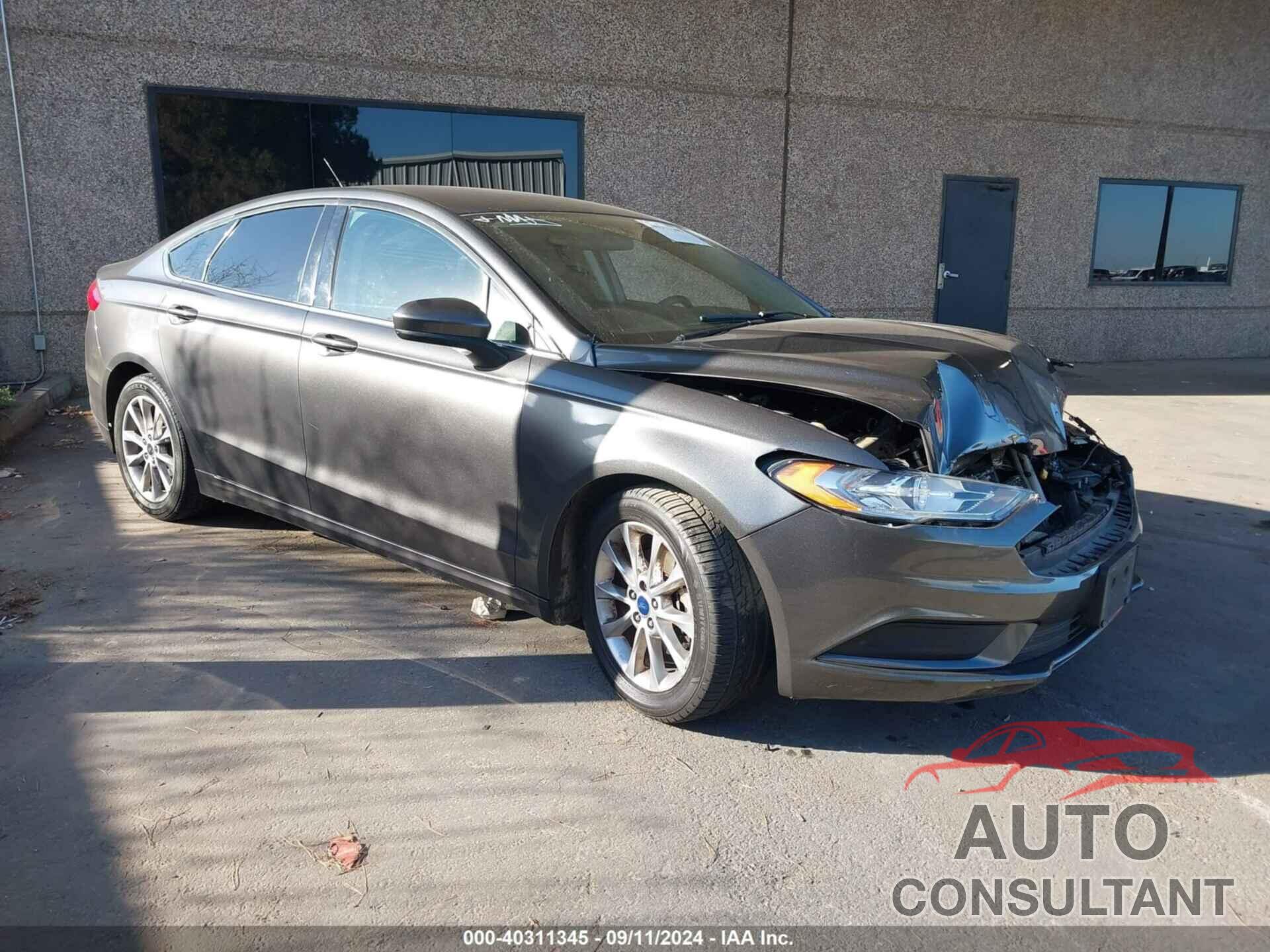 FORD FUSION 2017 - 3FA6P0H77HR163964