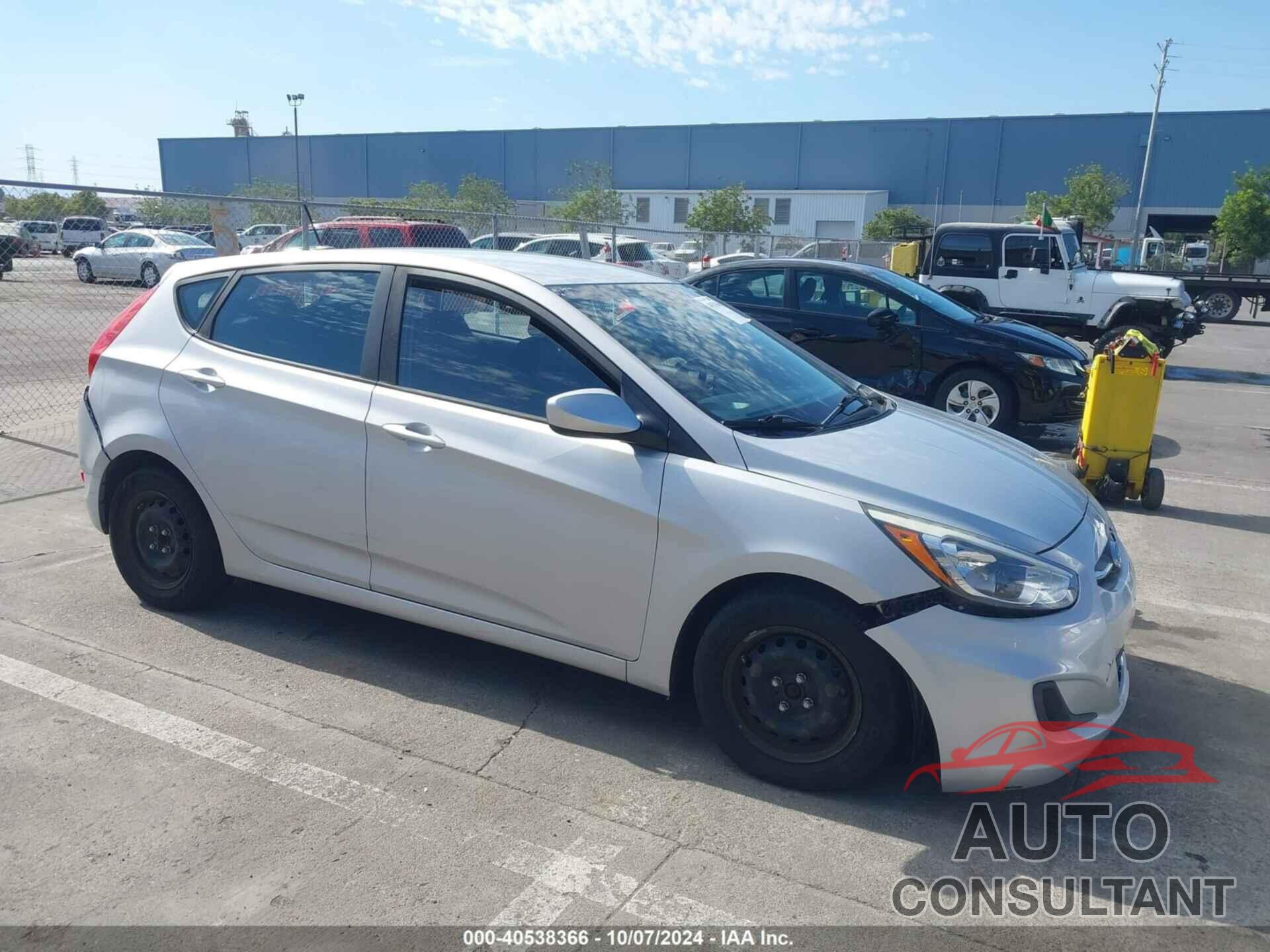 HYUNDAI ACCENT 2016 - KMHCT5AE9GU274856